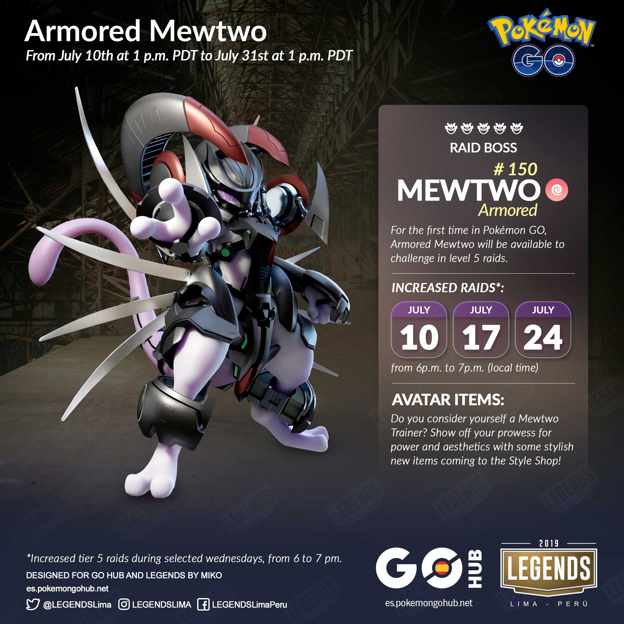 Armored Mewtwo Steels Itself for Raid Battles!. Pokemon GO Hub