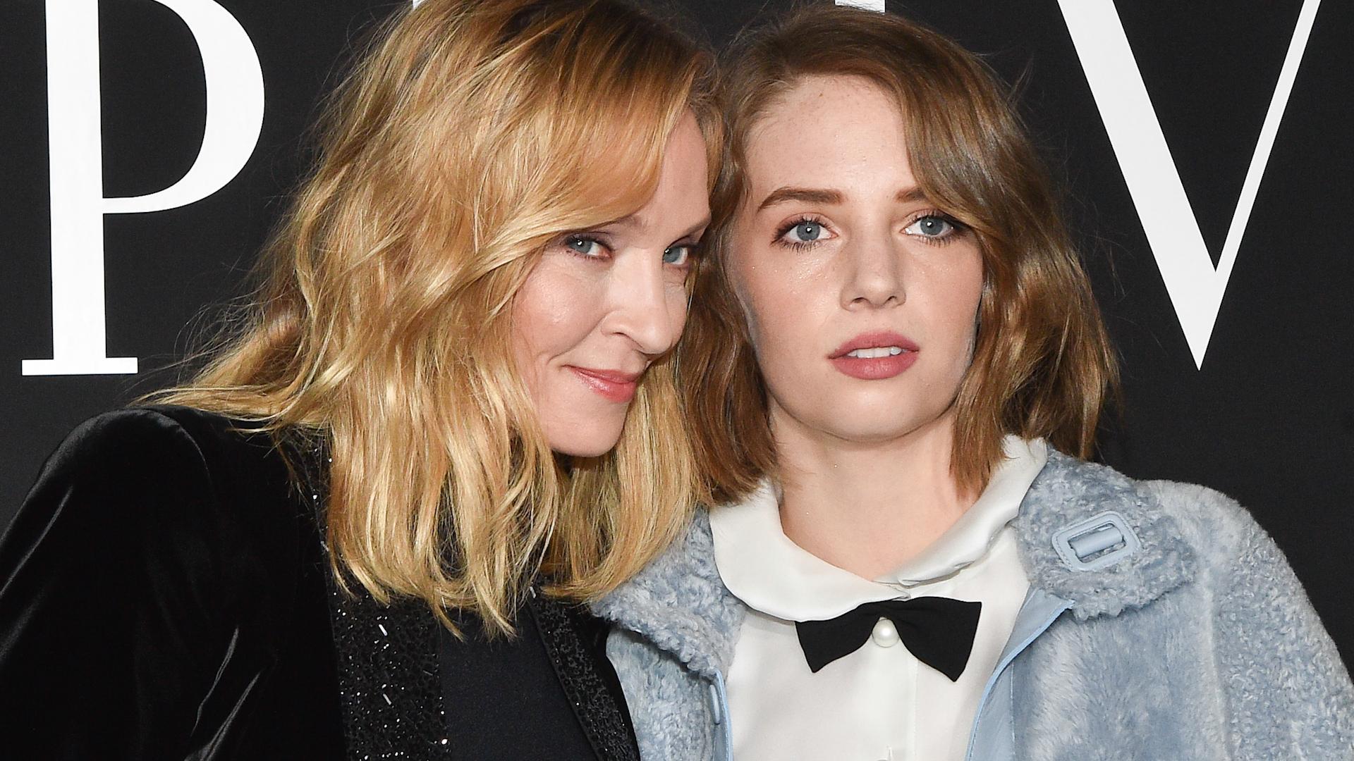 Uma Thurman and Her Lookalike Daughter Maya Hawke are Style Goals at
