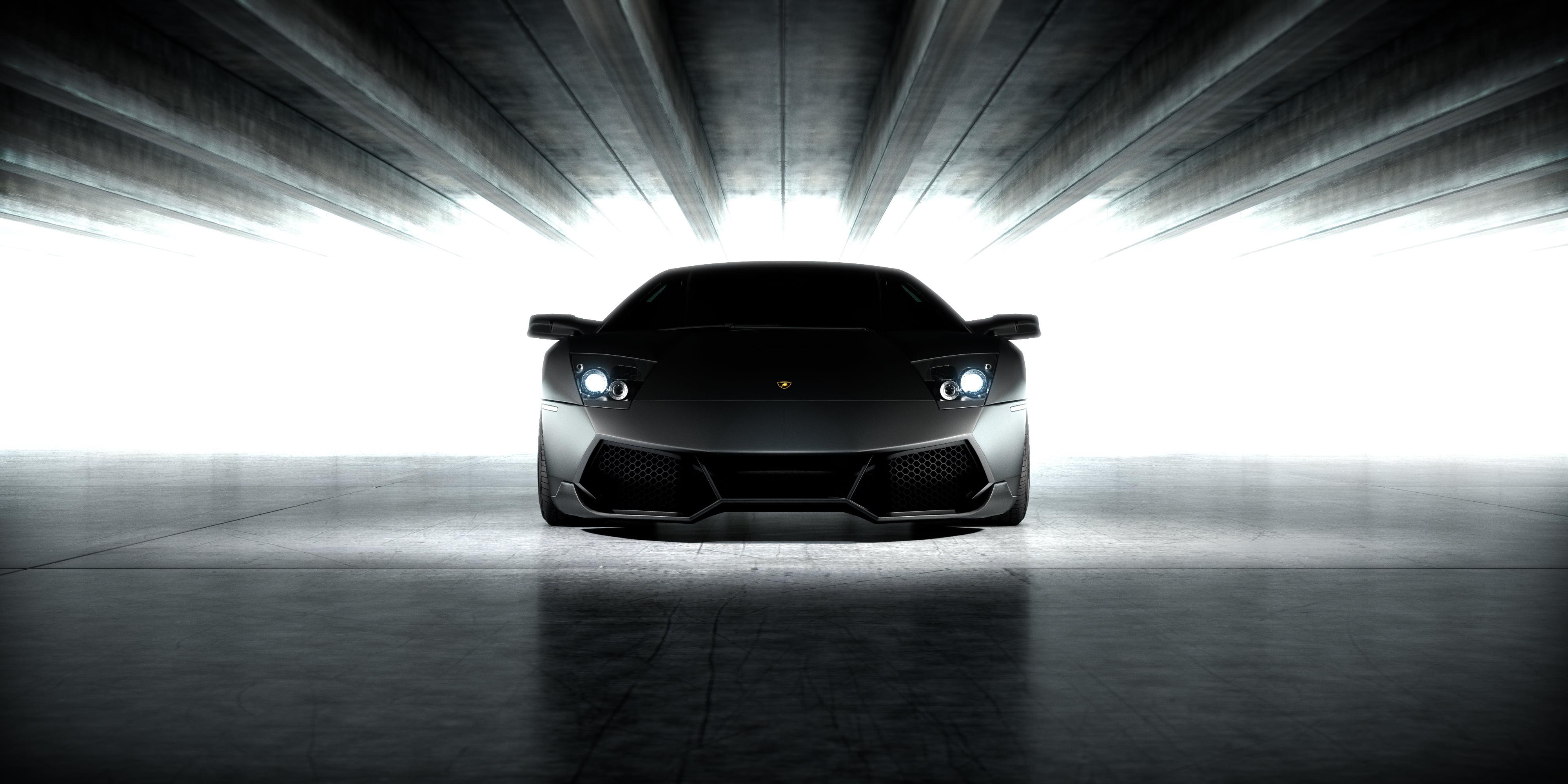 HD wallpaper: black vehicle, Lamborghini, Murcielago, the front