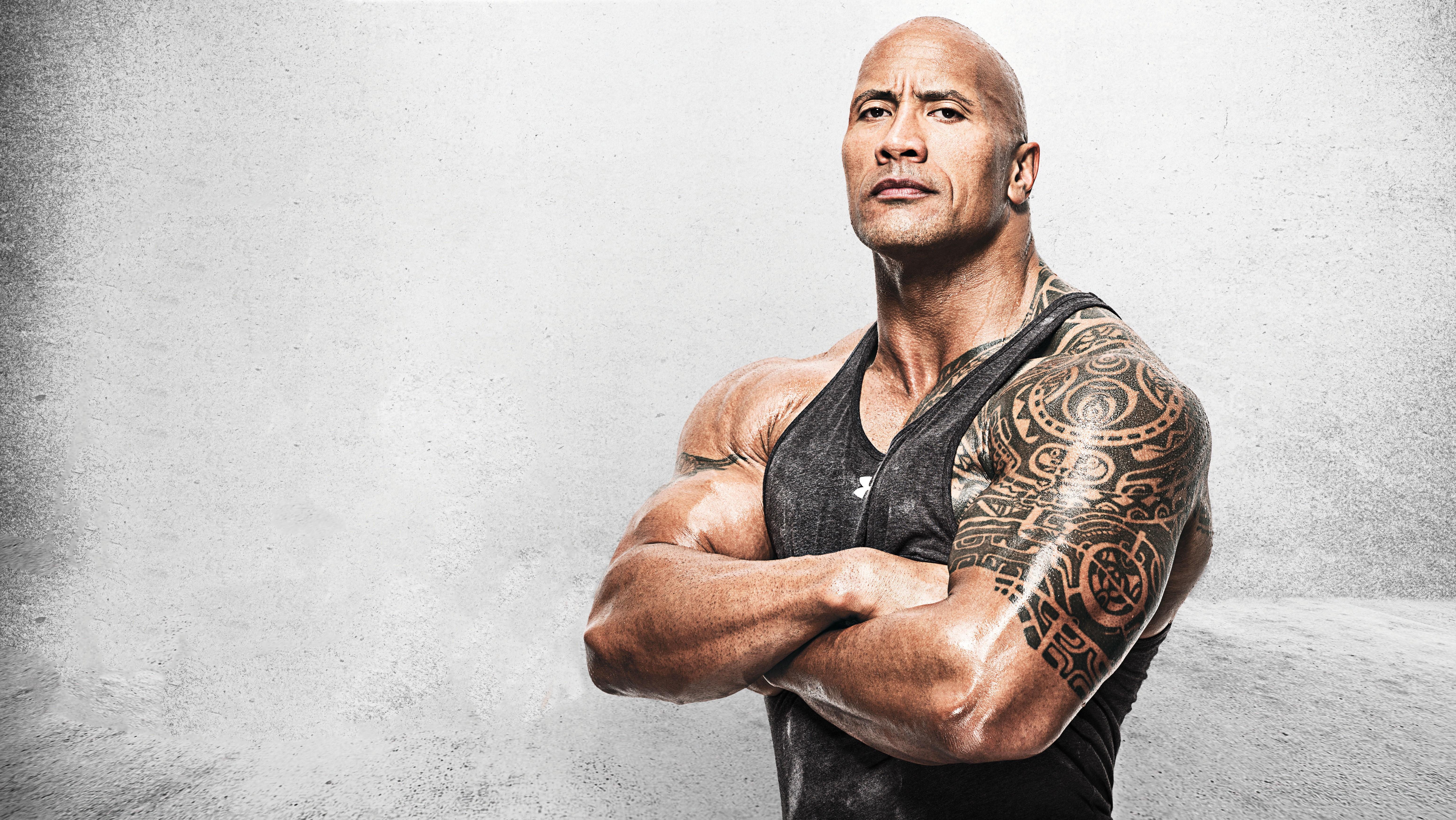 Dwayne Johnson Hollywood Actor 5K Wallpaper