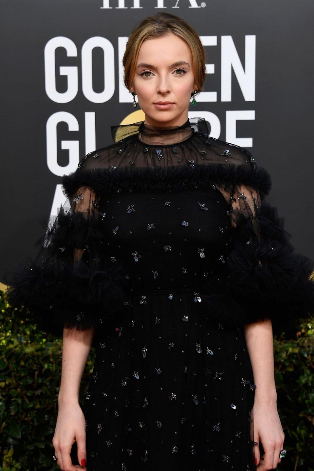 Golden Globe Awards: Jodie Comer looks so hot in Black Dress
