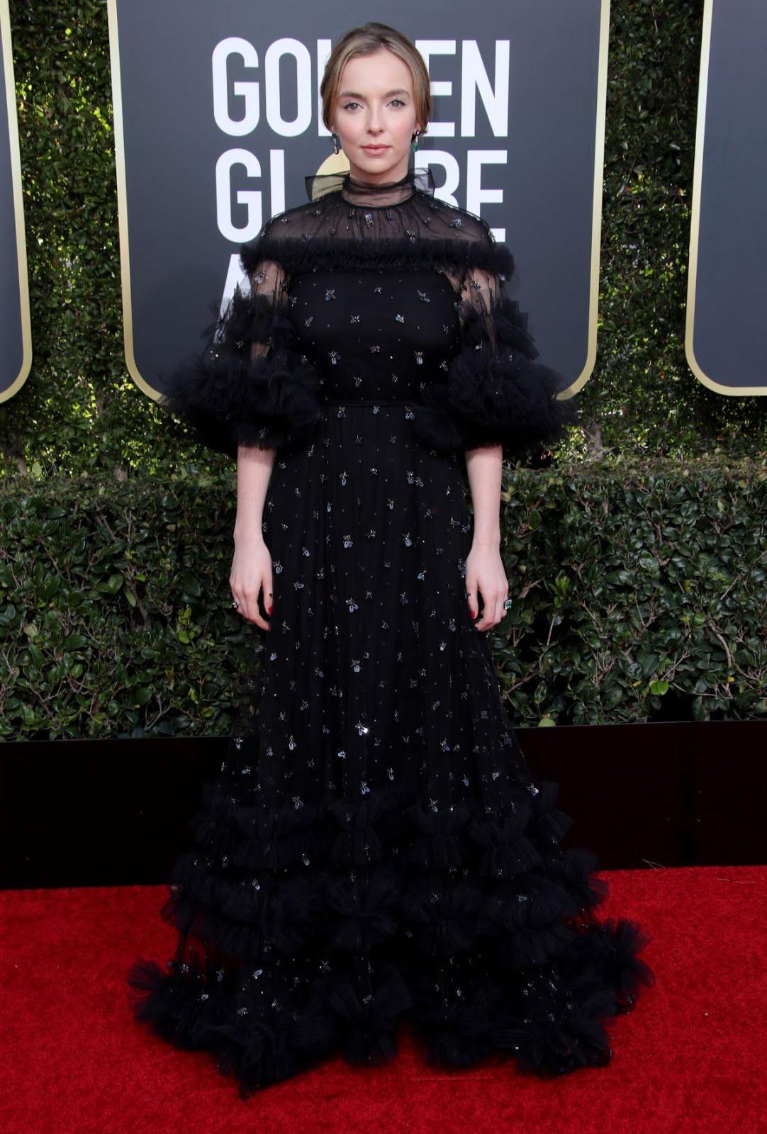 Golden Globe Awards: Jodie Comer looks so hot in Black Dress
