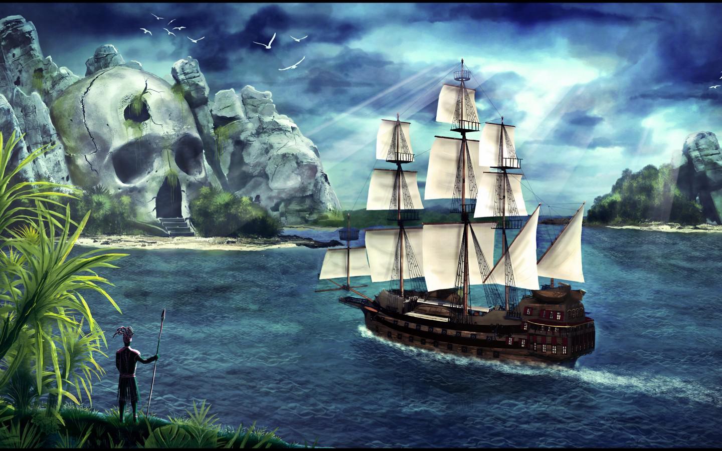 Fantasy Island Wallpaper 3 X 900
