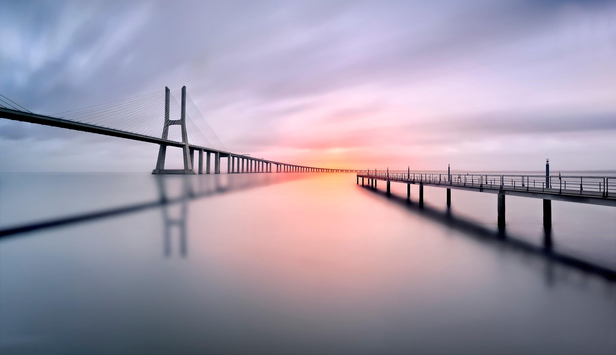 Vasco da Gama Bridge Wallpaper 6 X 1181