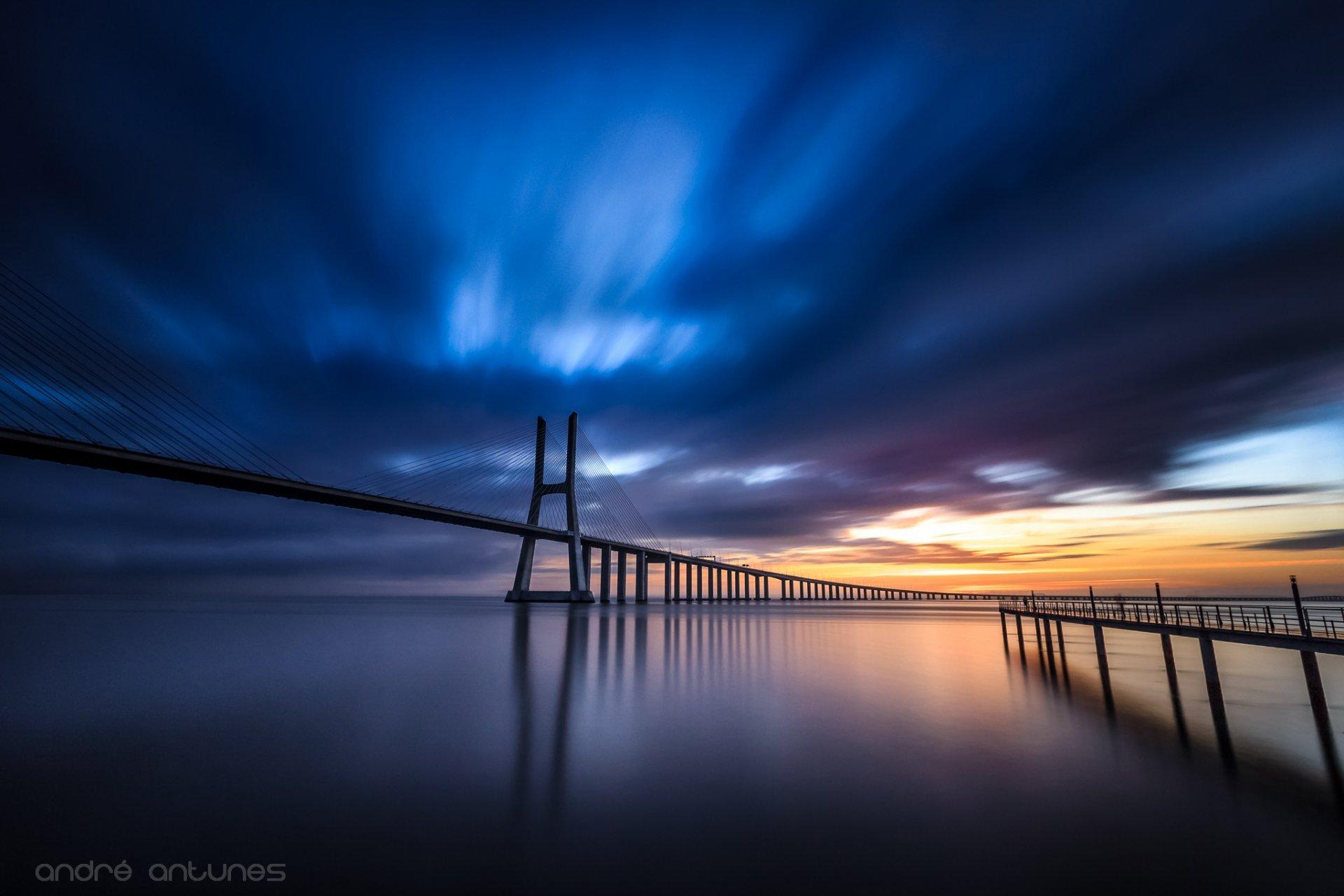 Vasco da Gama Bridge Wallpaper 10 X 1280