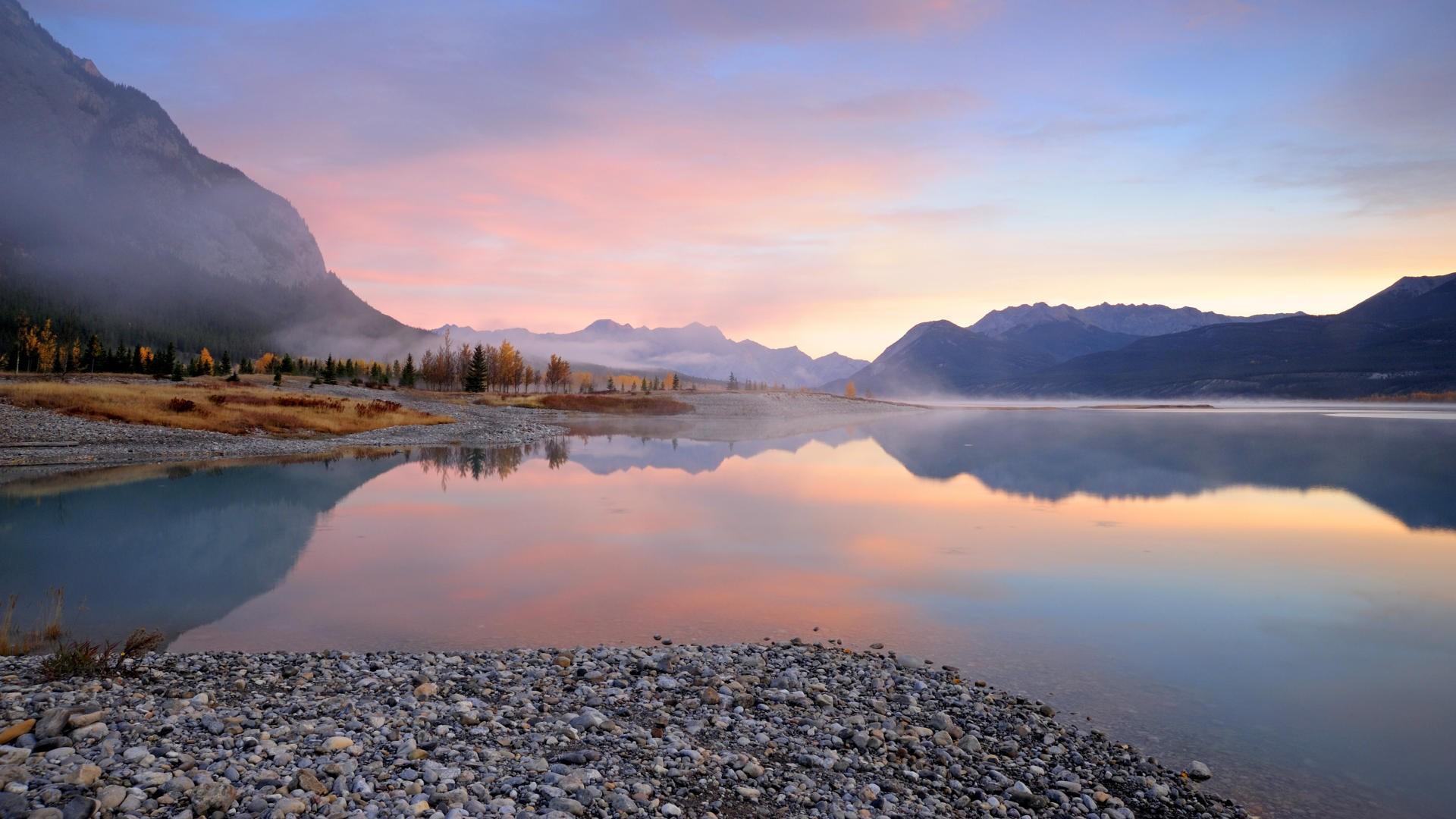 Abraham Lake wallpaper HD (2019)