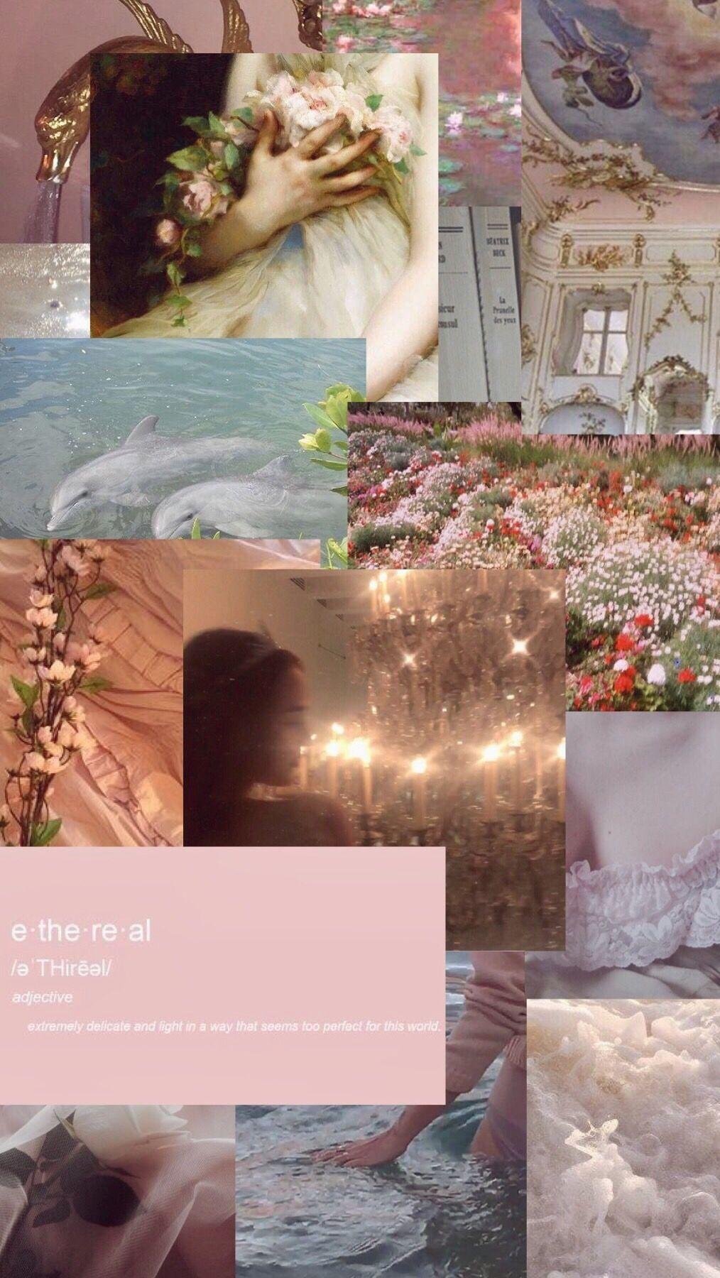 Ethereal aesthetic wallpaper collage. My wallpaper in 2019