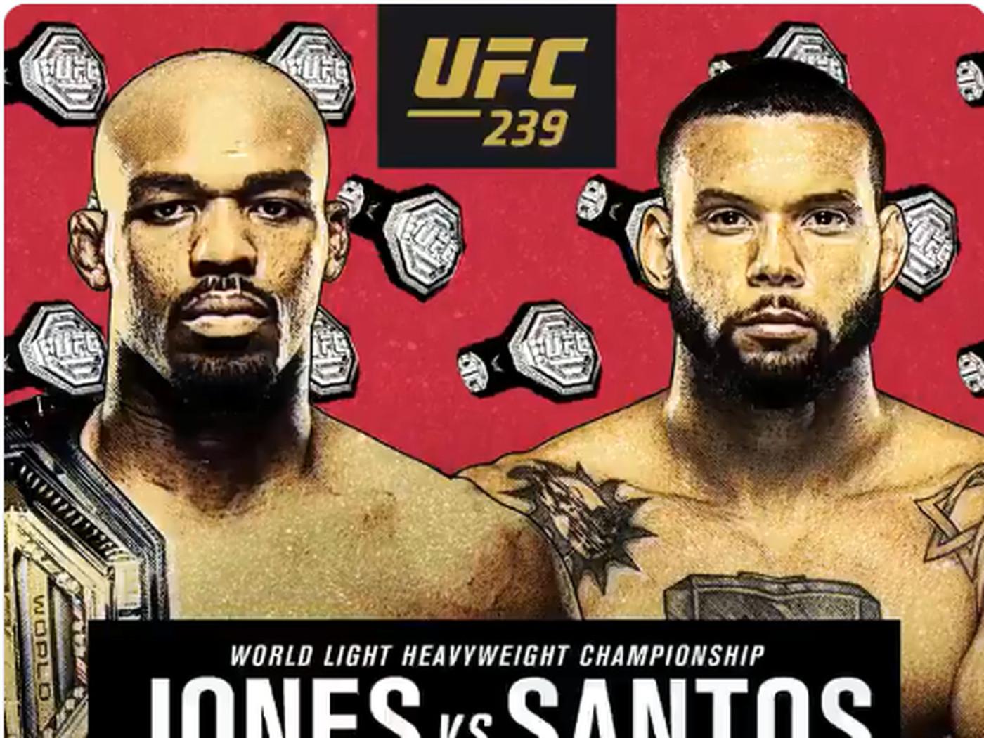 UFC 239 tickets: Seats online for 'Jones vs Santos' event