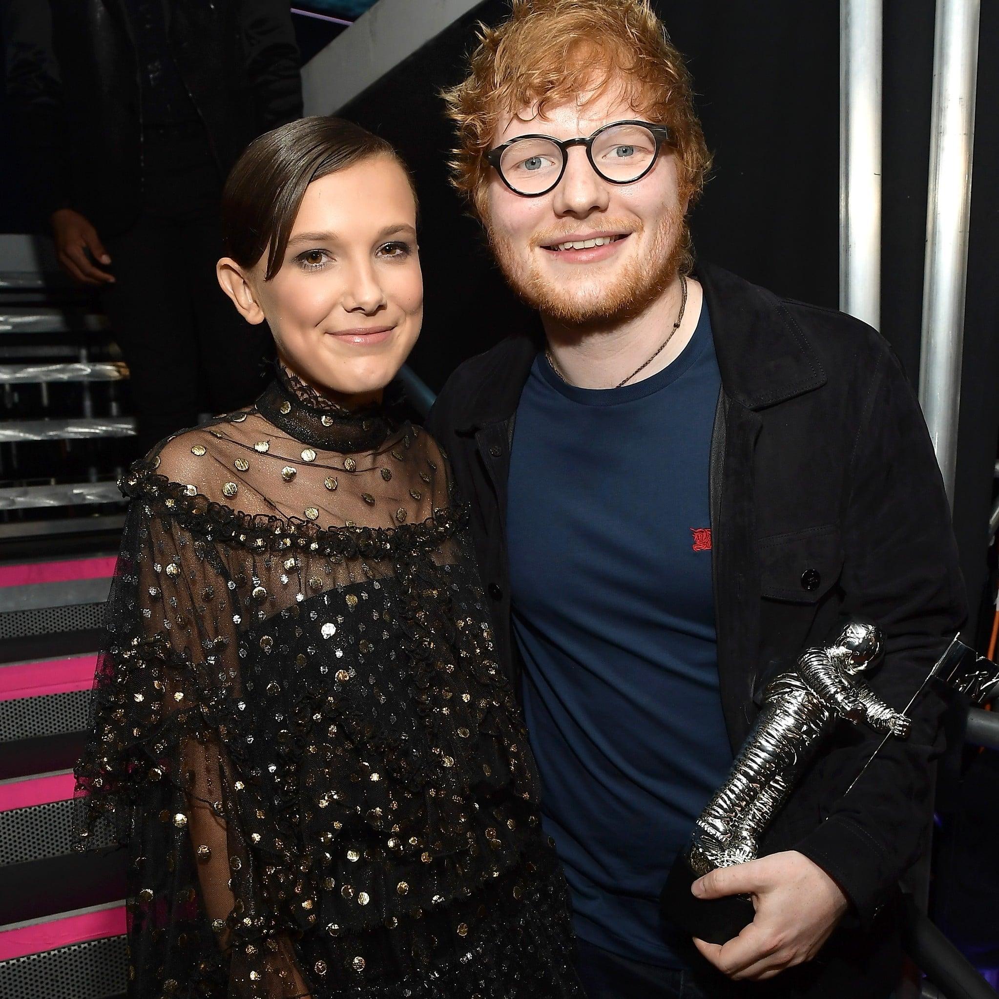 Ed Sheeran With Other Celebrities. Picture. POPSUGAR Celebrity UK