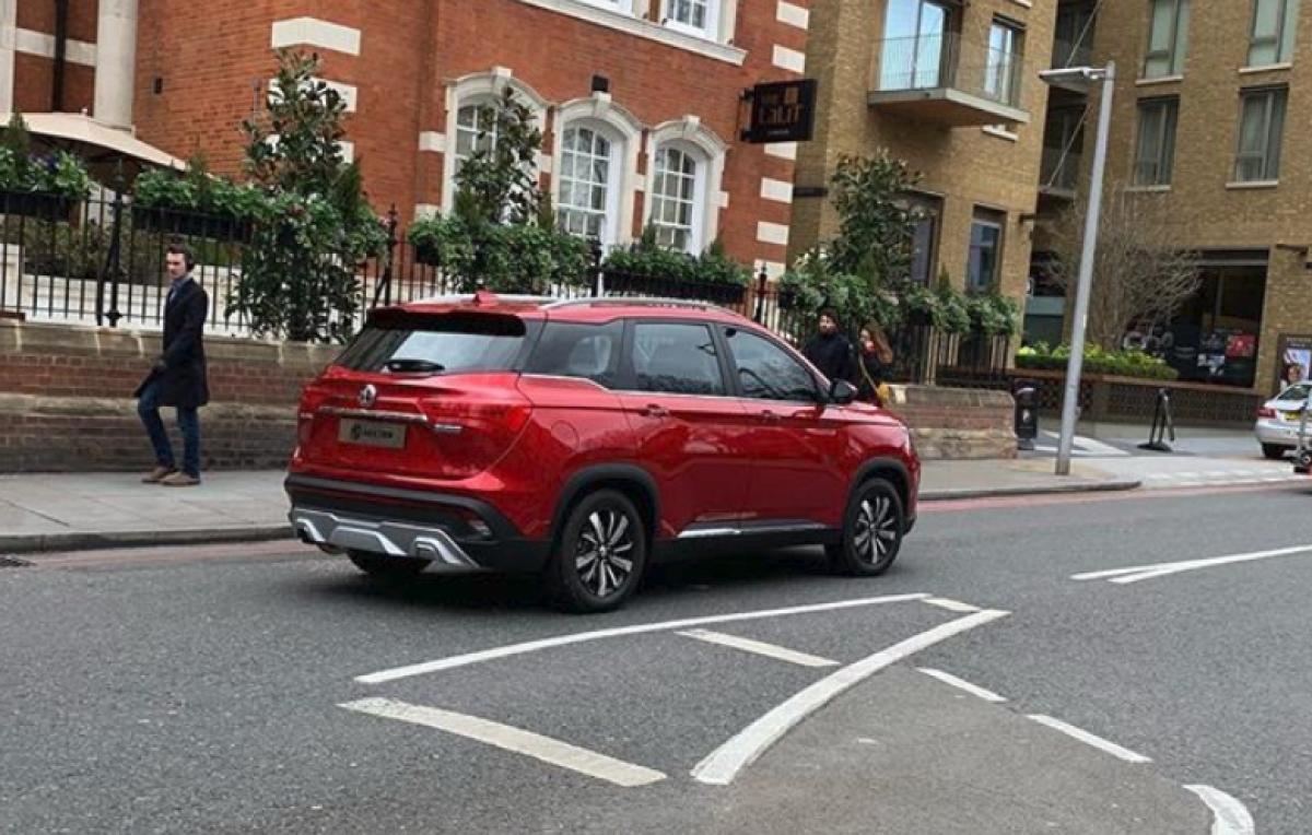 MG Hector Spied Undisguised During Ad Shoot in London