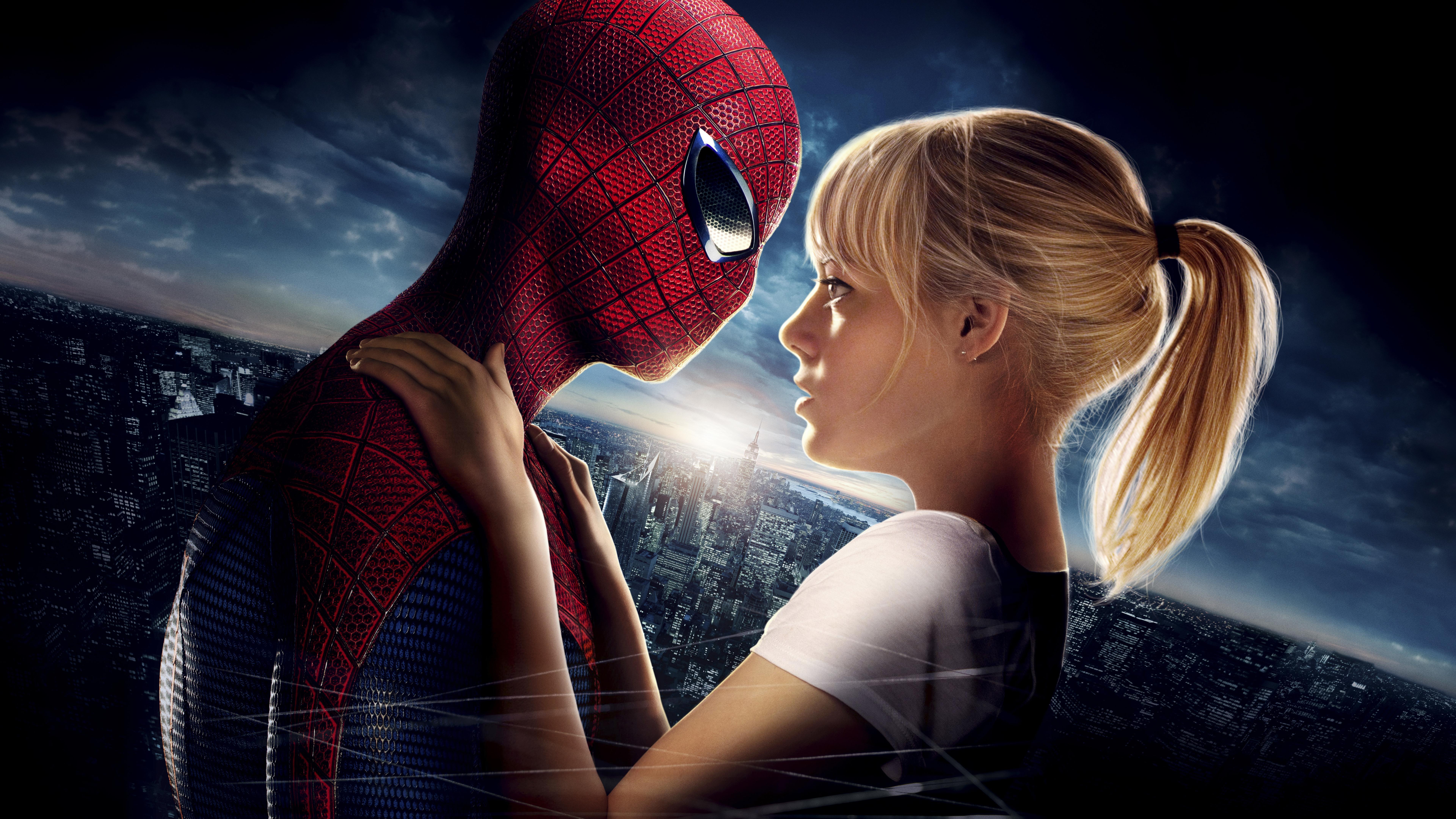 Mary Jane Watson And Spiderman 8k HD 4k Wallpaper