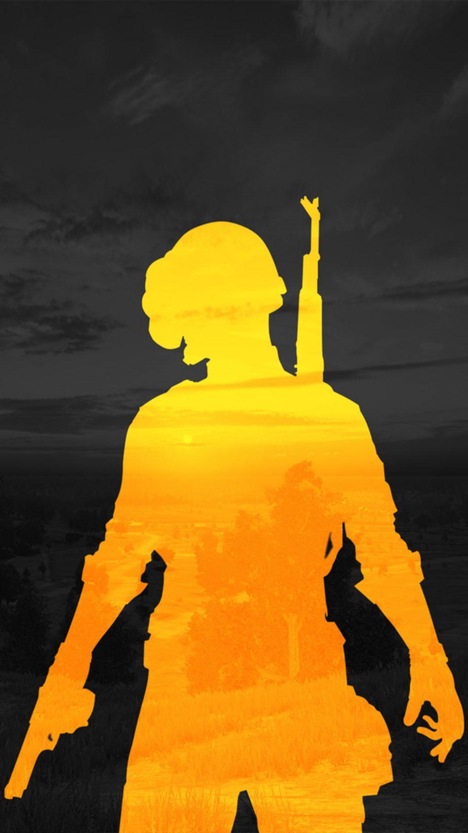 Download PUBG Dark Background Artwork Free Pure 4K Ultra HD Mobile