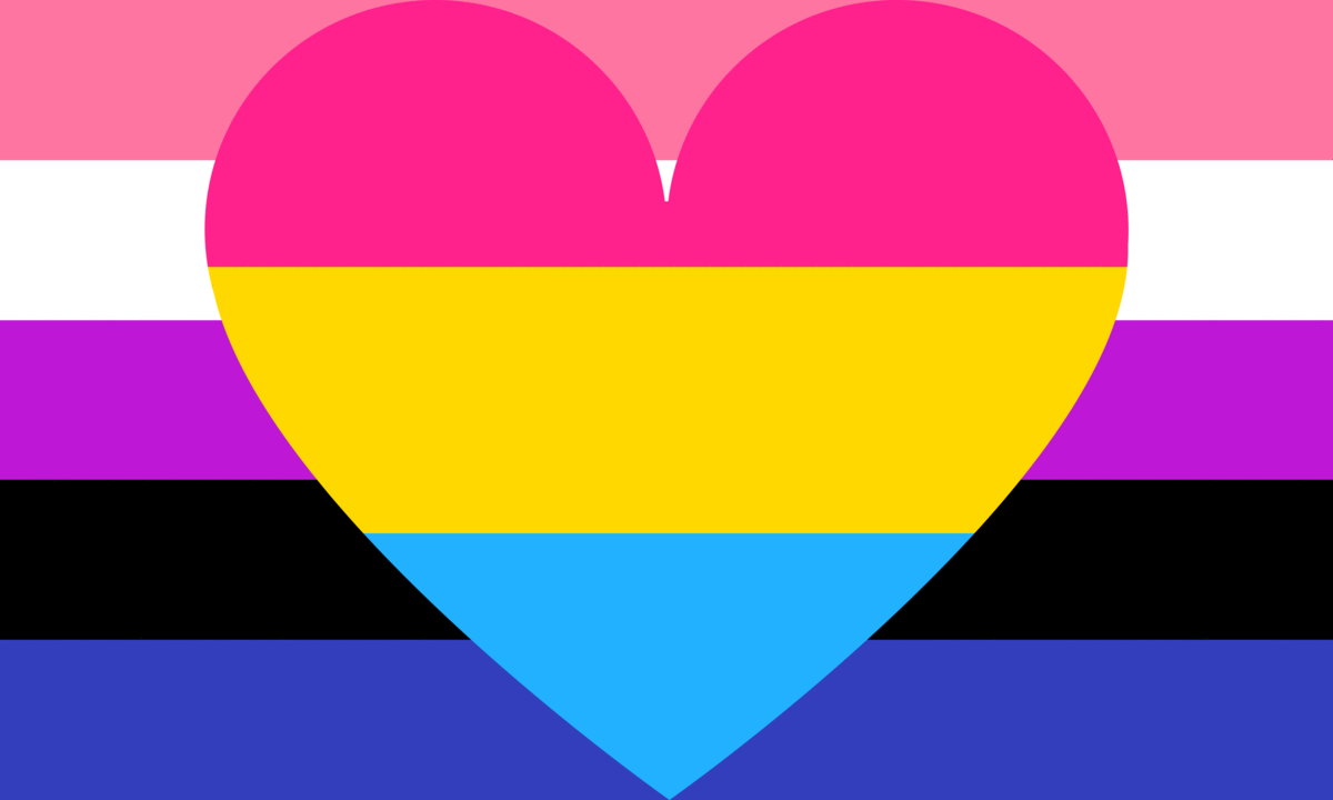 Genderfluid Pansexual Combo Pride Flag