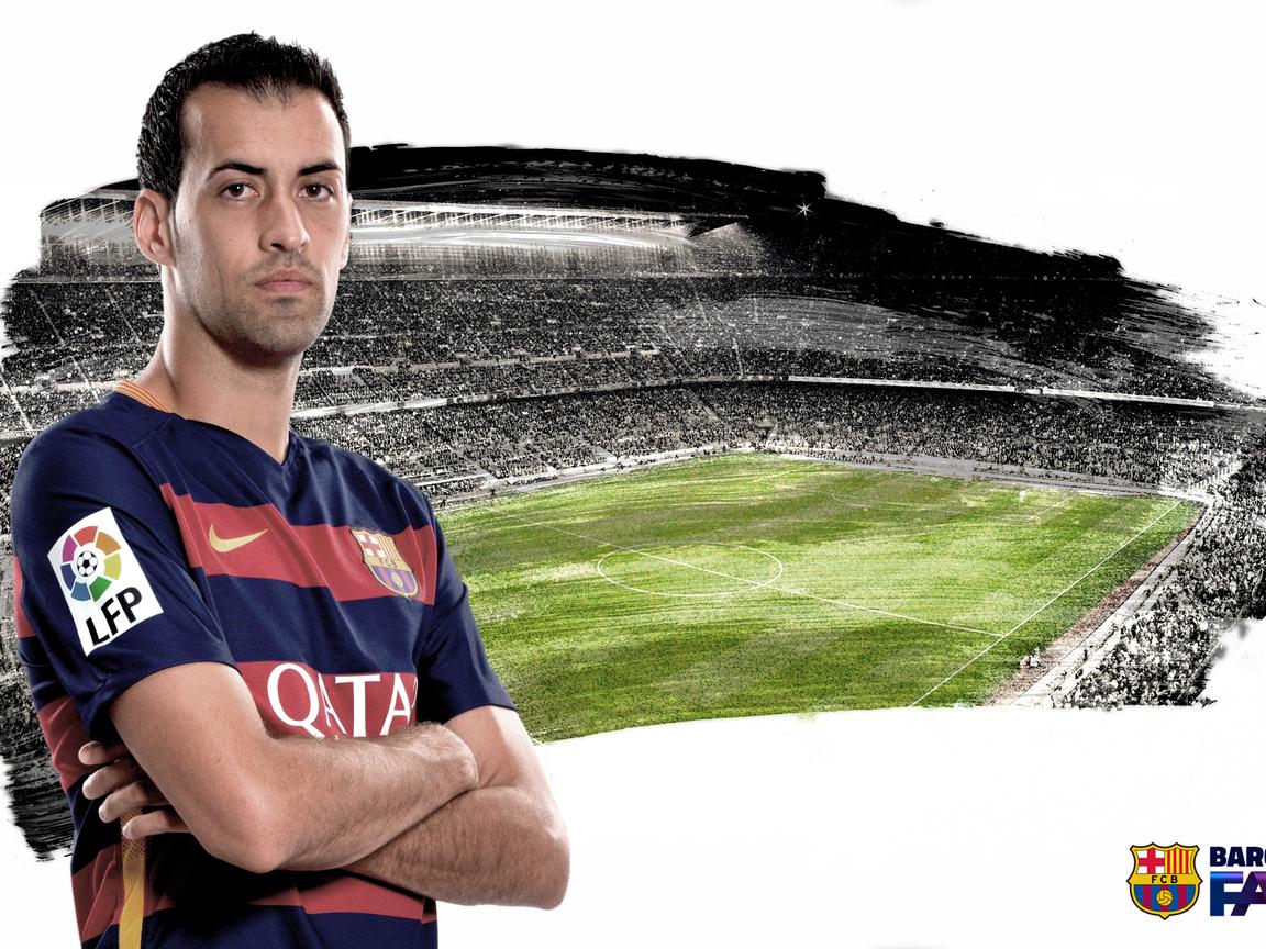 Sergio Busquets Fc Barcelona 1152x864 Resolution HD 4k