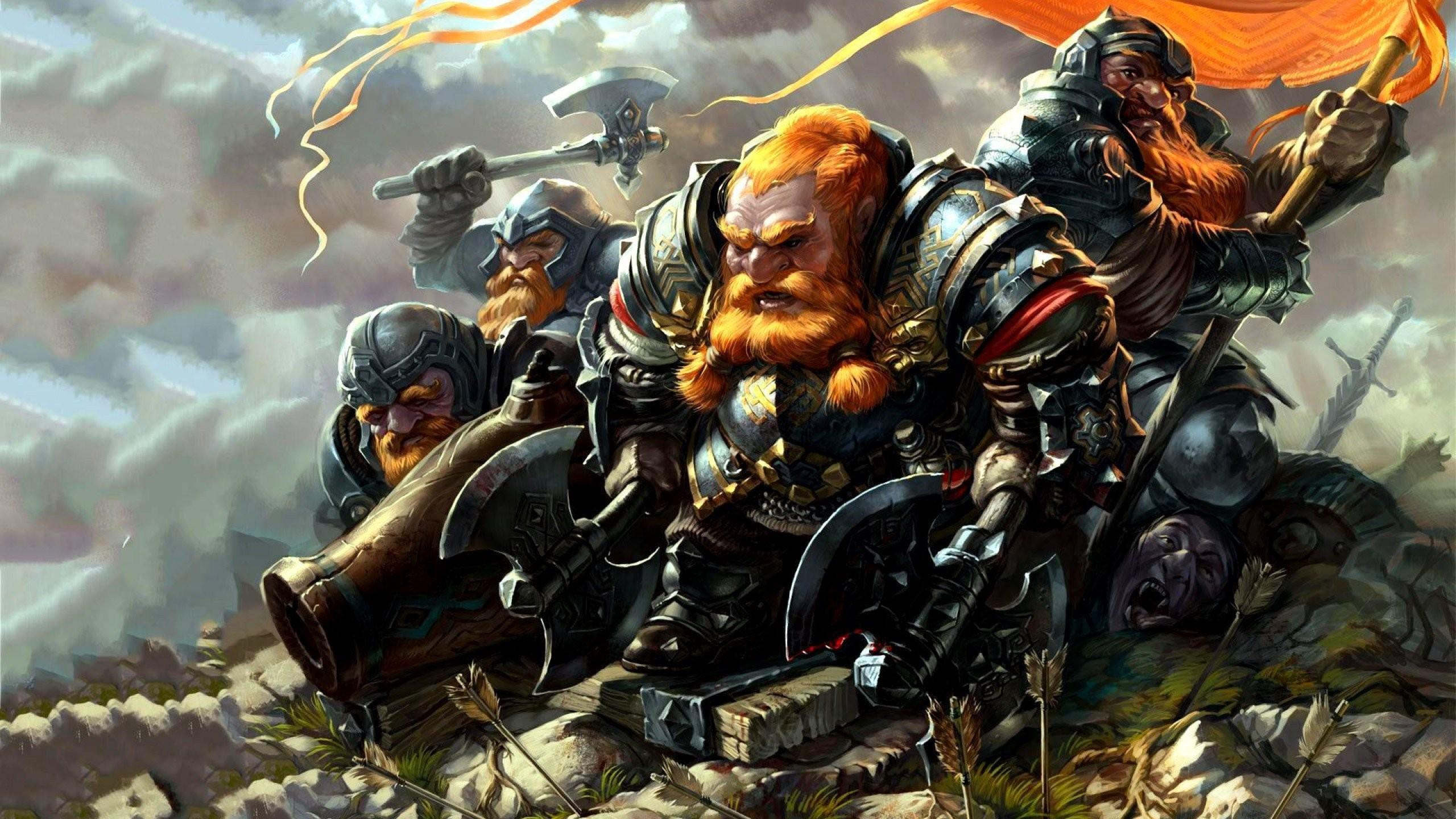 wow dwarf warrior wallpaper