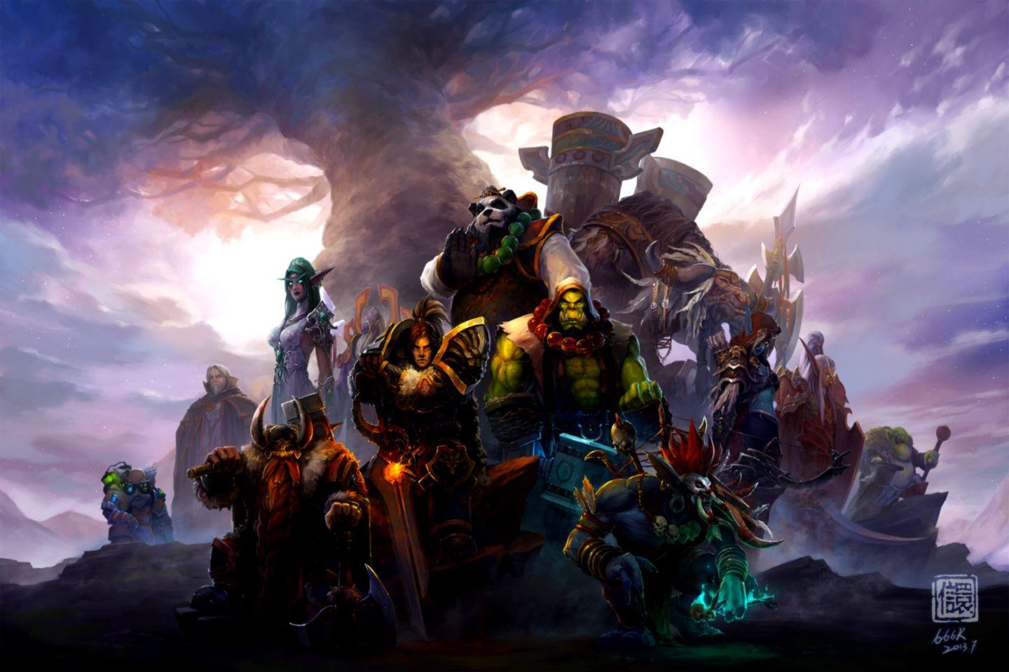 World Of Warcraft Dwarf Fighter Snow Wallpaper
