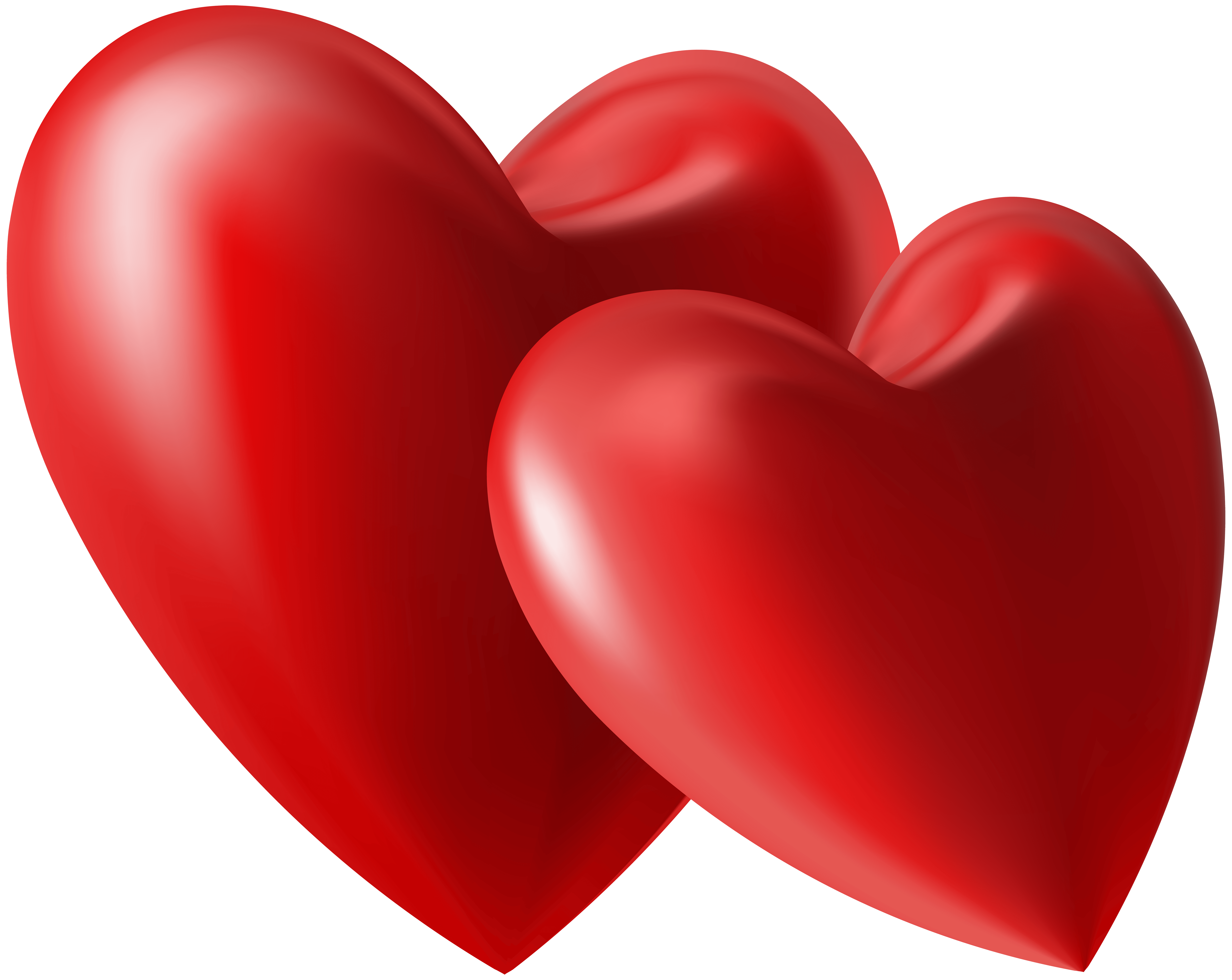 Two Hearts PNG Clip Art Image Quality