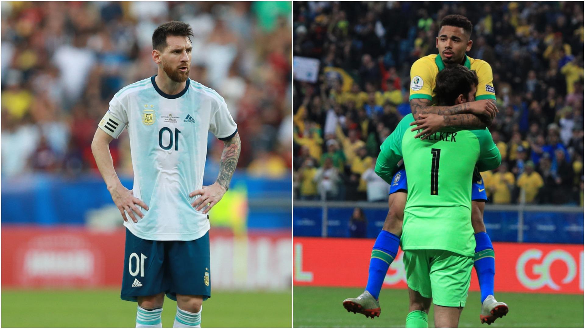 Brazil v Argentina: Holy water and the Hand of God