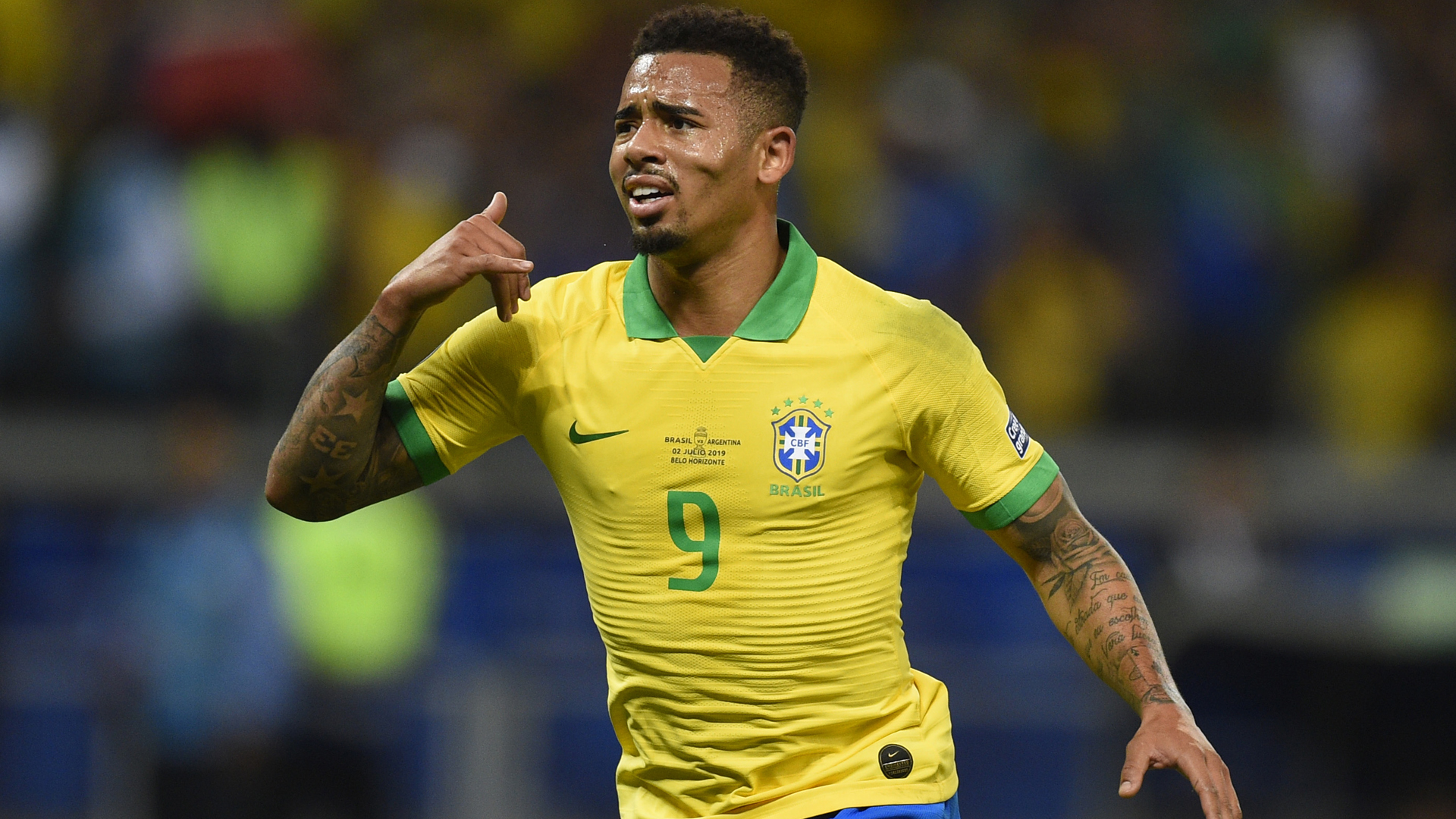 Brazil 2 Argentina 0: Jesus helps hosts into first Copa America