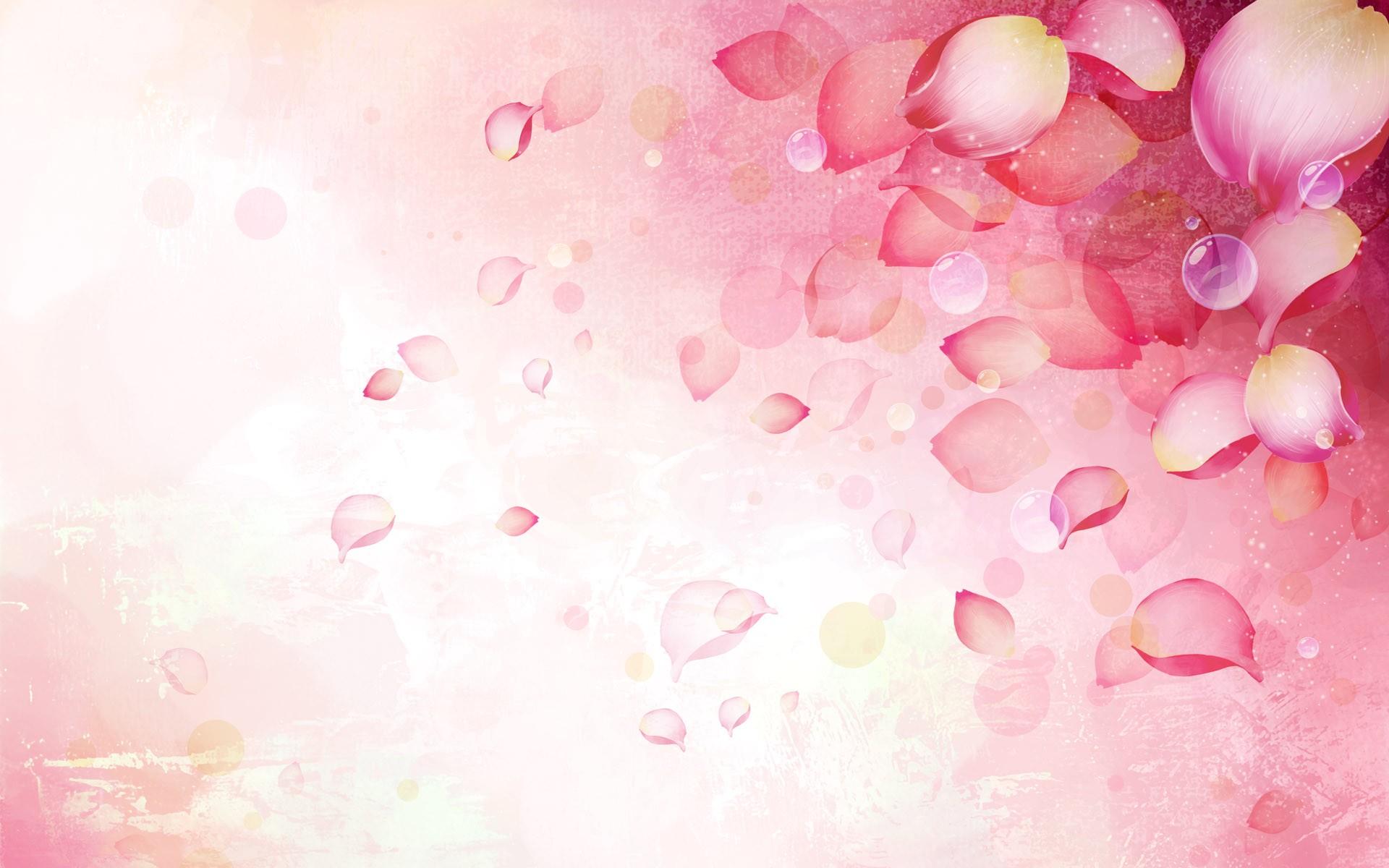 The Rose Petals Art HD Wallpaper