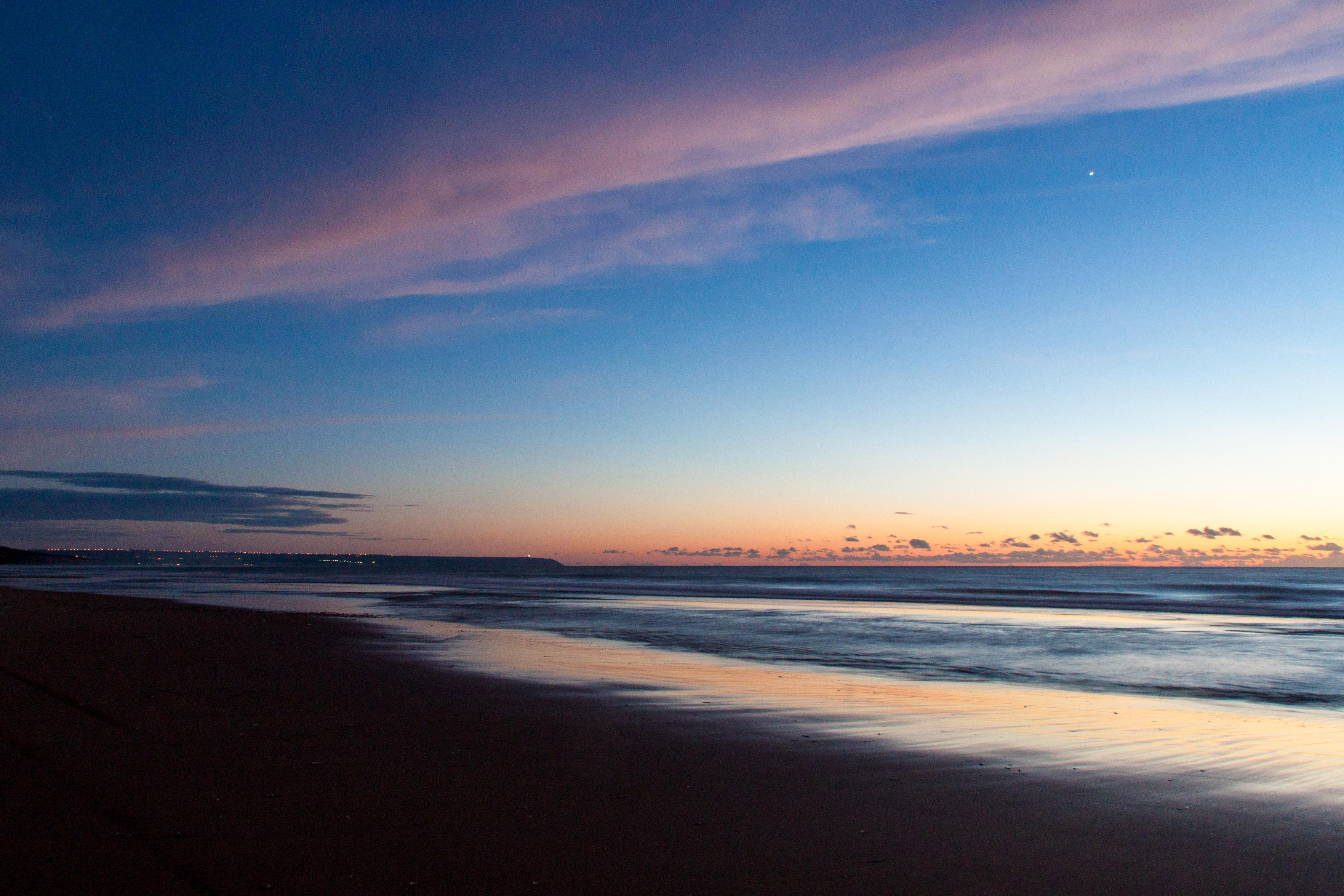 Seashore During Golden Hour 4k, HD Nature, 4k Wallpaper, Image