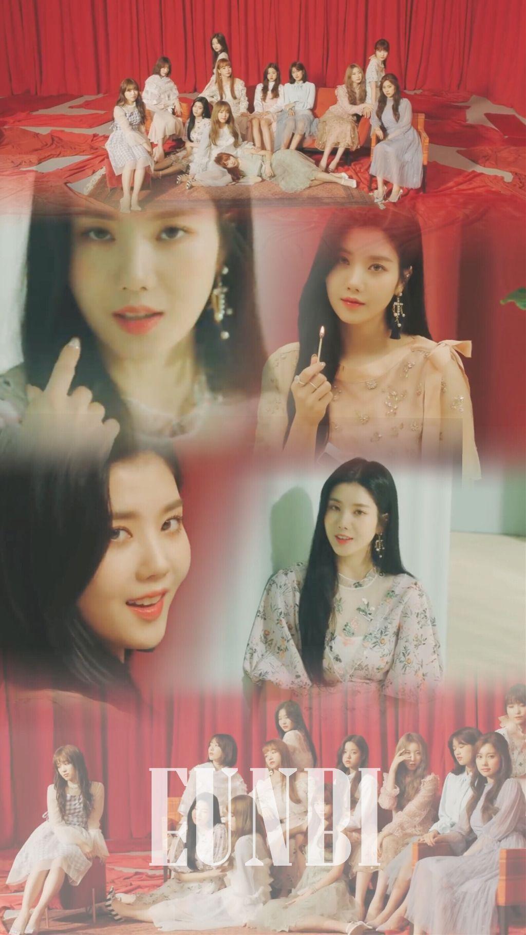 EUNBI 今日から La vie en rose 配布していきますeunbi izone kpop