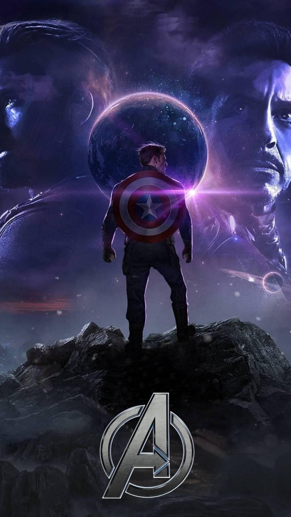 Avengers Endgame Captain America Titan Planet iPhone