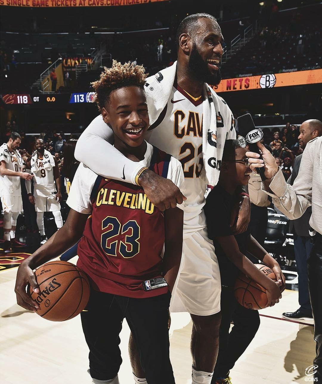 Lebron James and his son. Mens Goals. Lebron james family