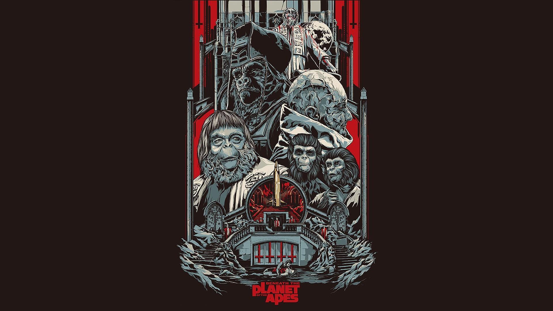 Earth planet of the apes fan art humans Wallpaper