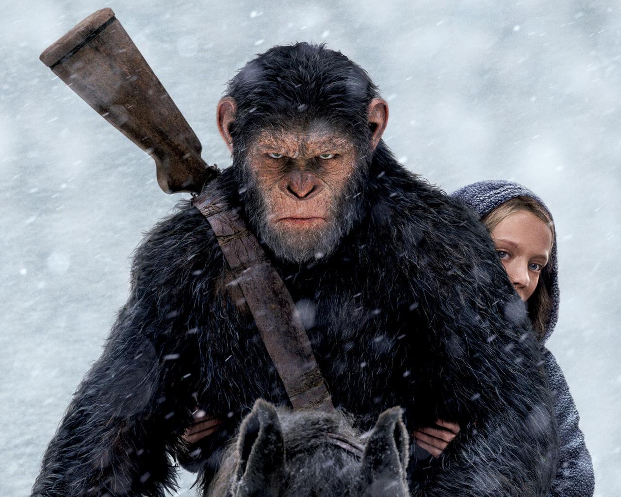 Download 1280x1024 Wallpaper War For The Planet Of The Apes, Caesar