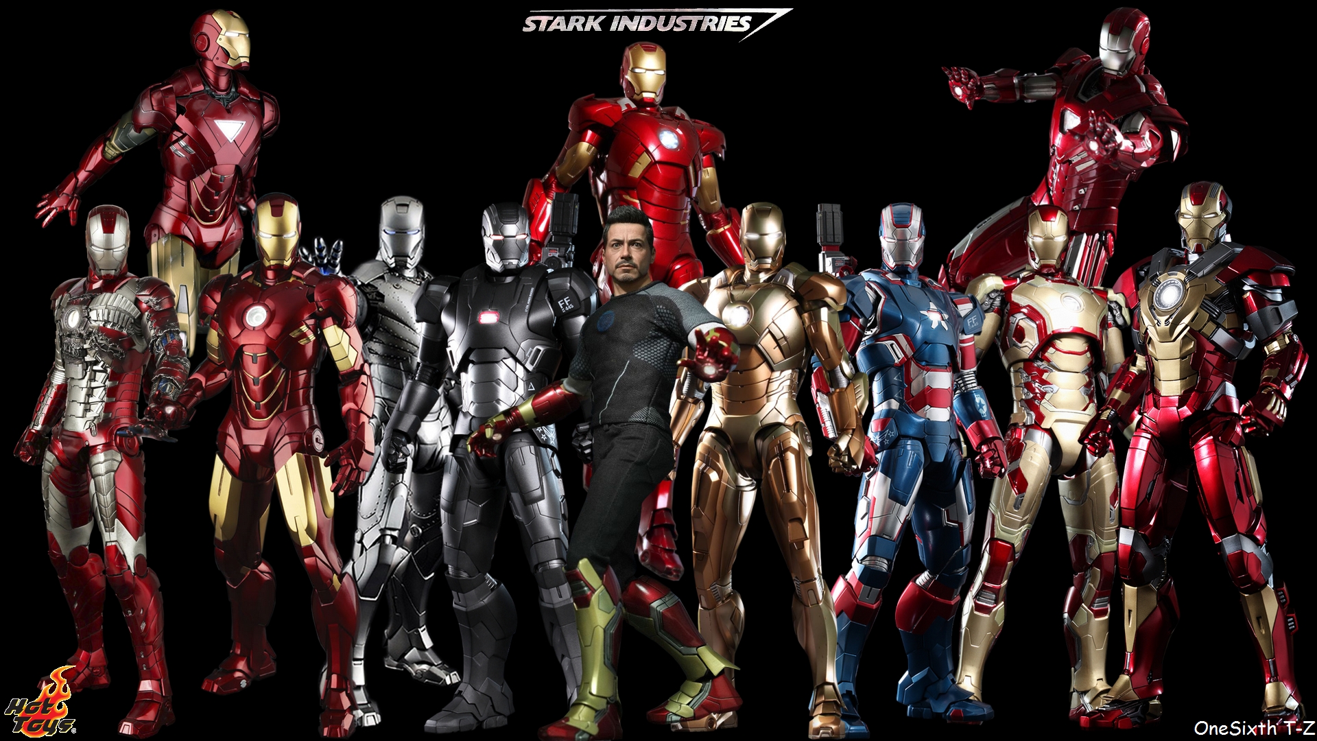 Hot Toys Stark Industries Iron Man HD Wallpaper
