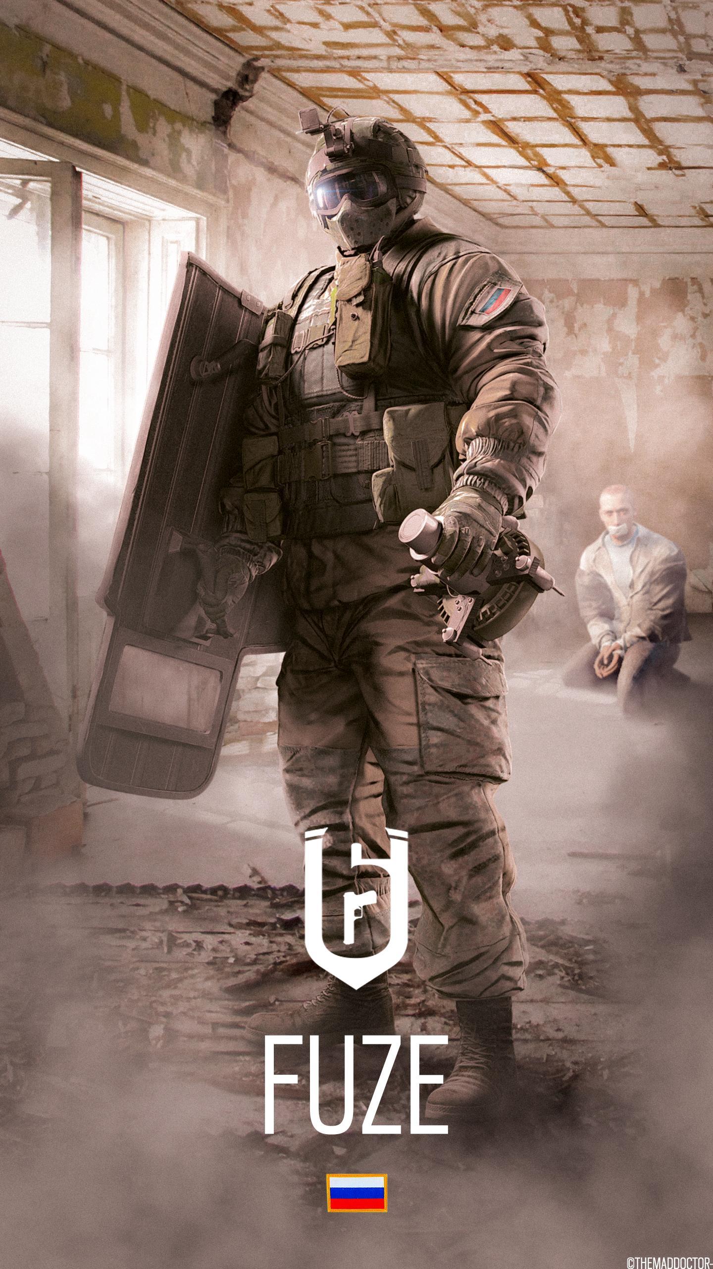 Fuze's phone wallpaper that I made. I'm sorry for the hostage
