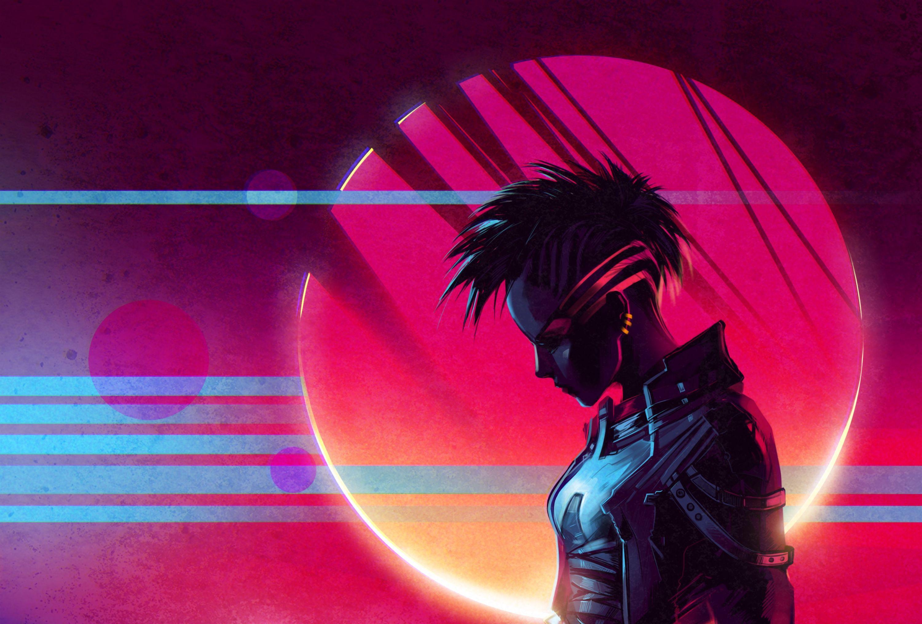 Retrowave Anime Wallpapers - Wallpaper Cave