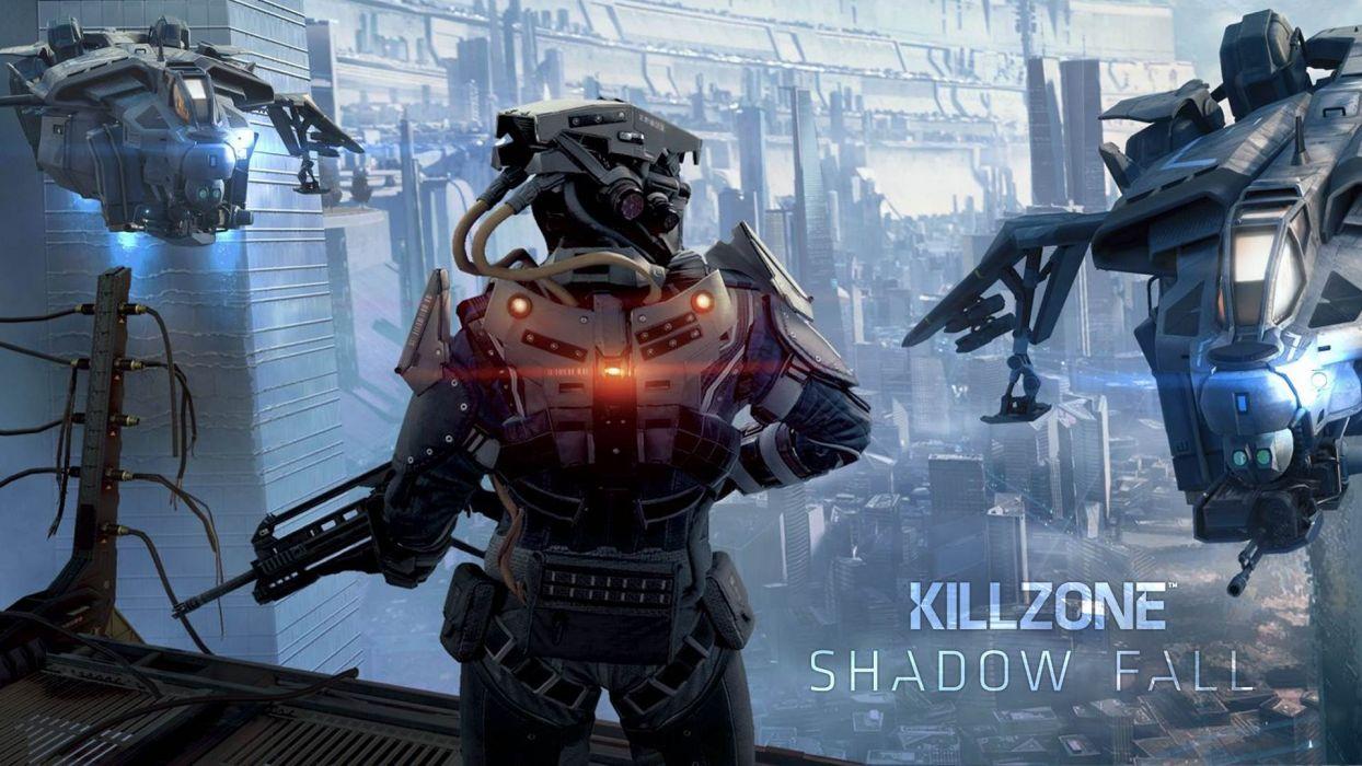 KILLZONE Shadow Fall Warrior Soldier Sci Fi Weapon Gun H Wallpaper