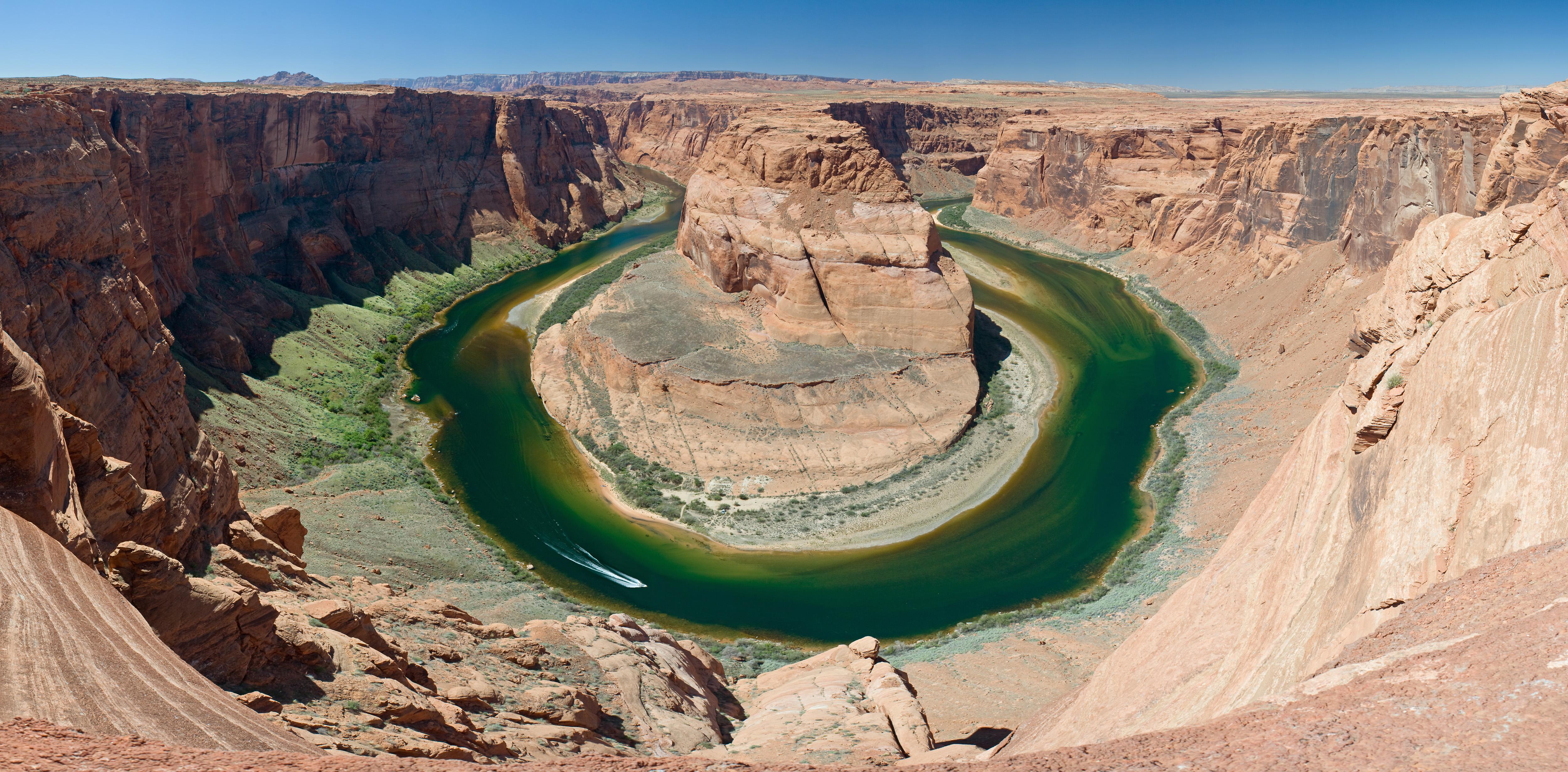landscapes, Arizona, Grand Canyon, horseshoe bend, rivers, rock