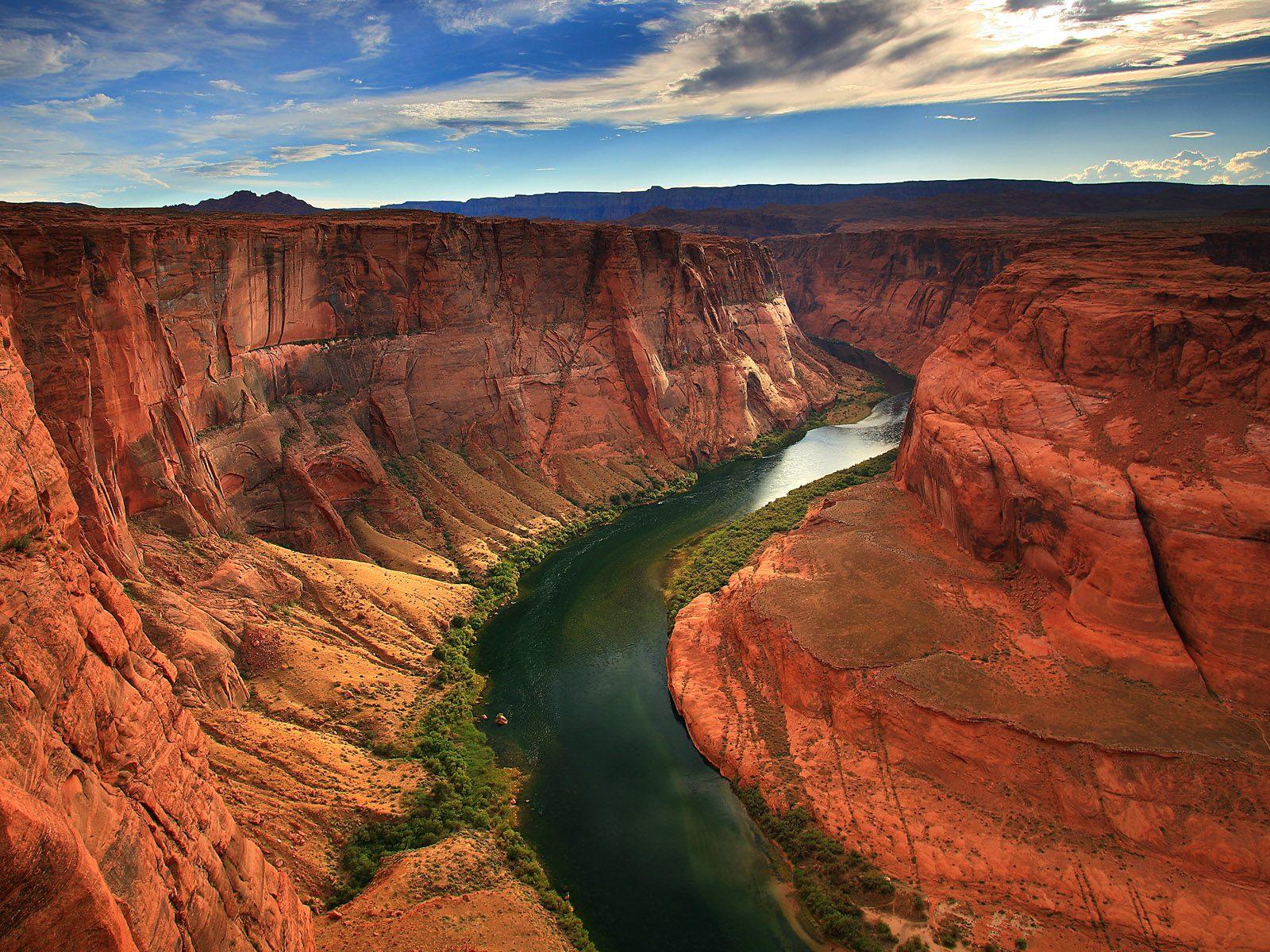 Download Wallpaper river usa colorado canyon arizona horseshoe bend