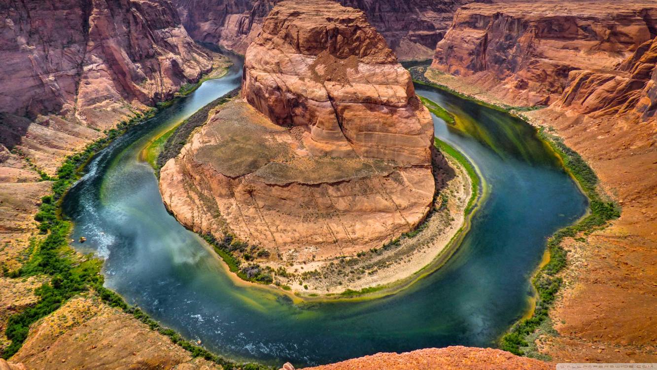 Escarpment, Landscape, Colorado River, Canyon, Water Resources HD