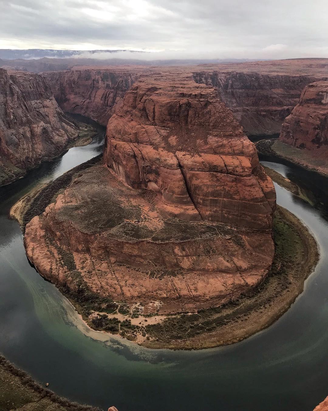 Unedited shot from my iPhone of Horseshoe Bend, Arizona taken around