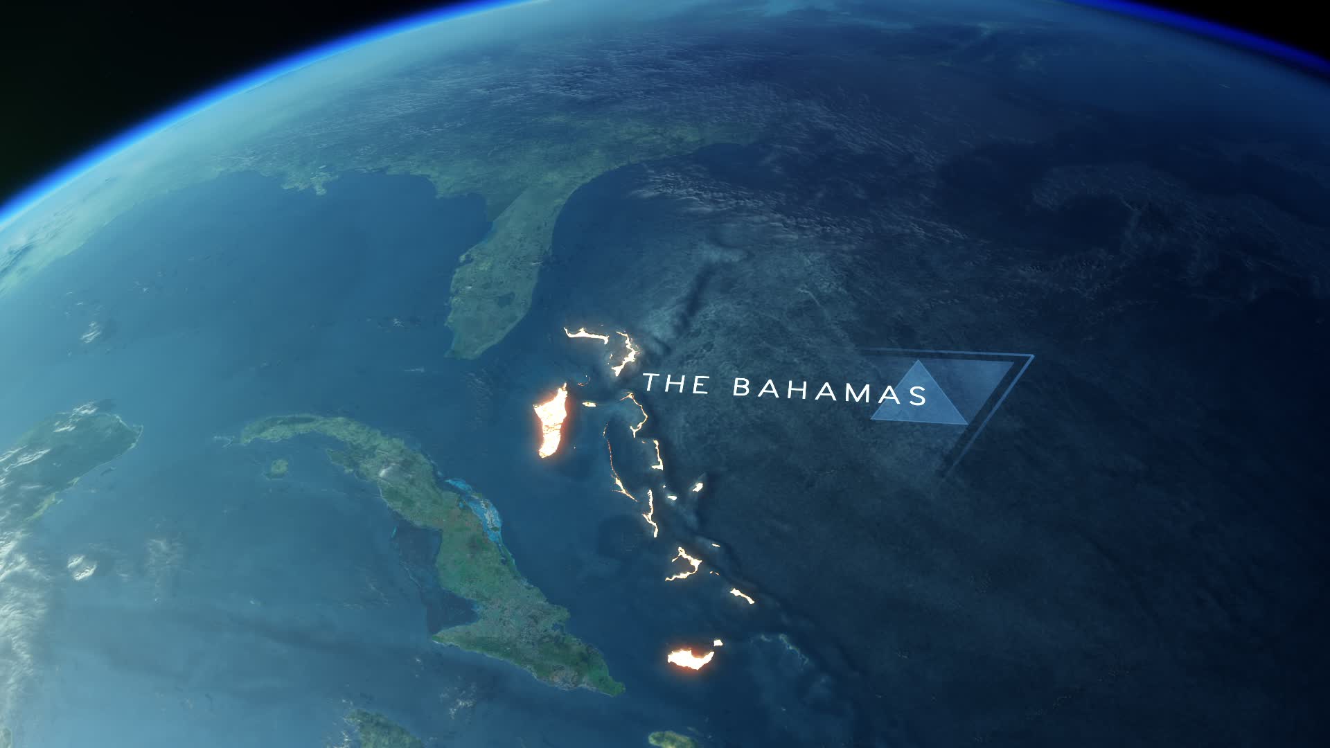 Бермудский треугольник из космоса