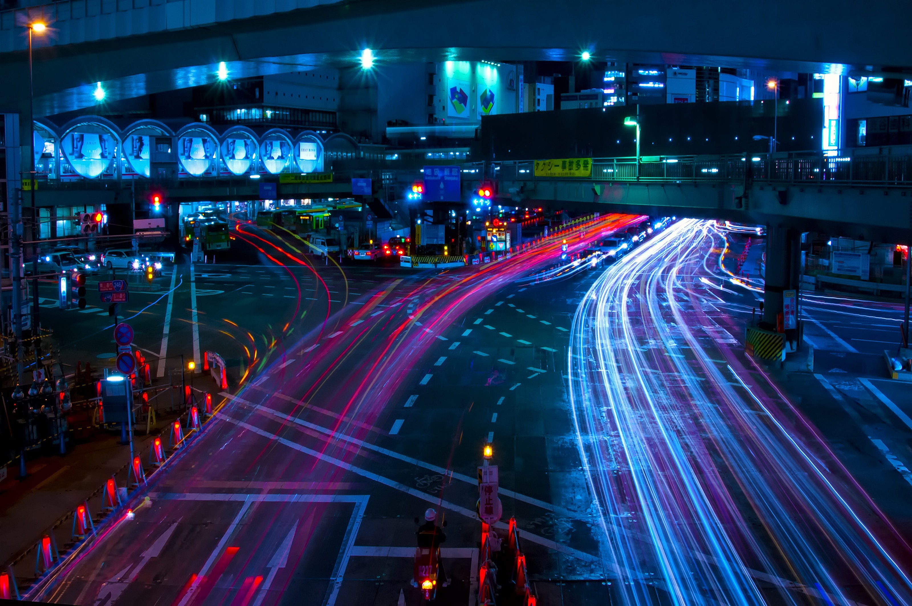 Japan, Tokyo, cityscapes, city lights wallpaper