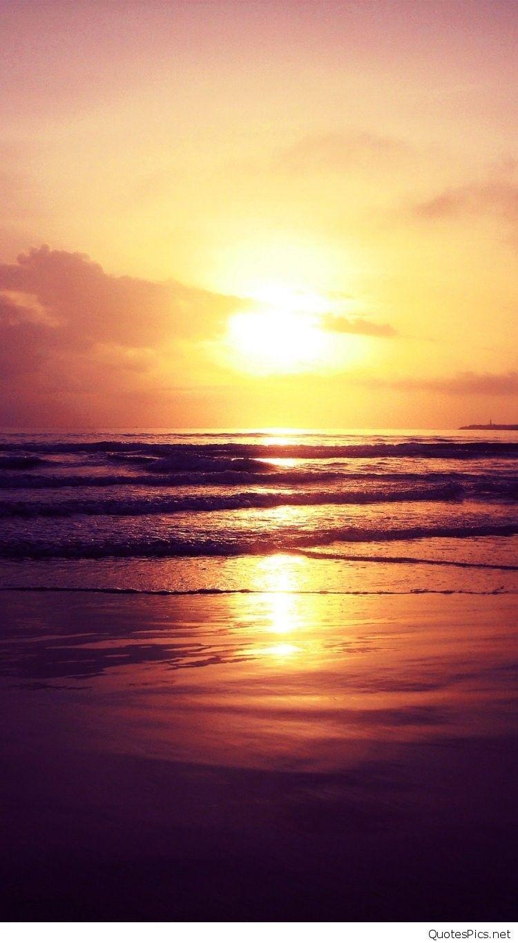 Sunset Beach iPhone Wallpaper