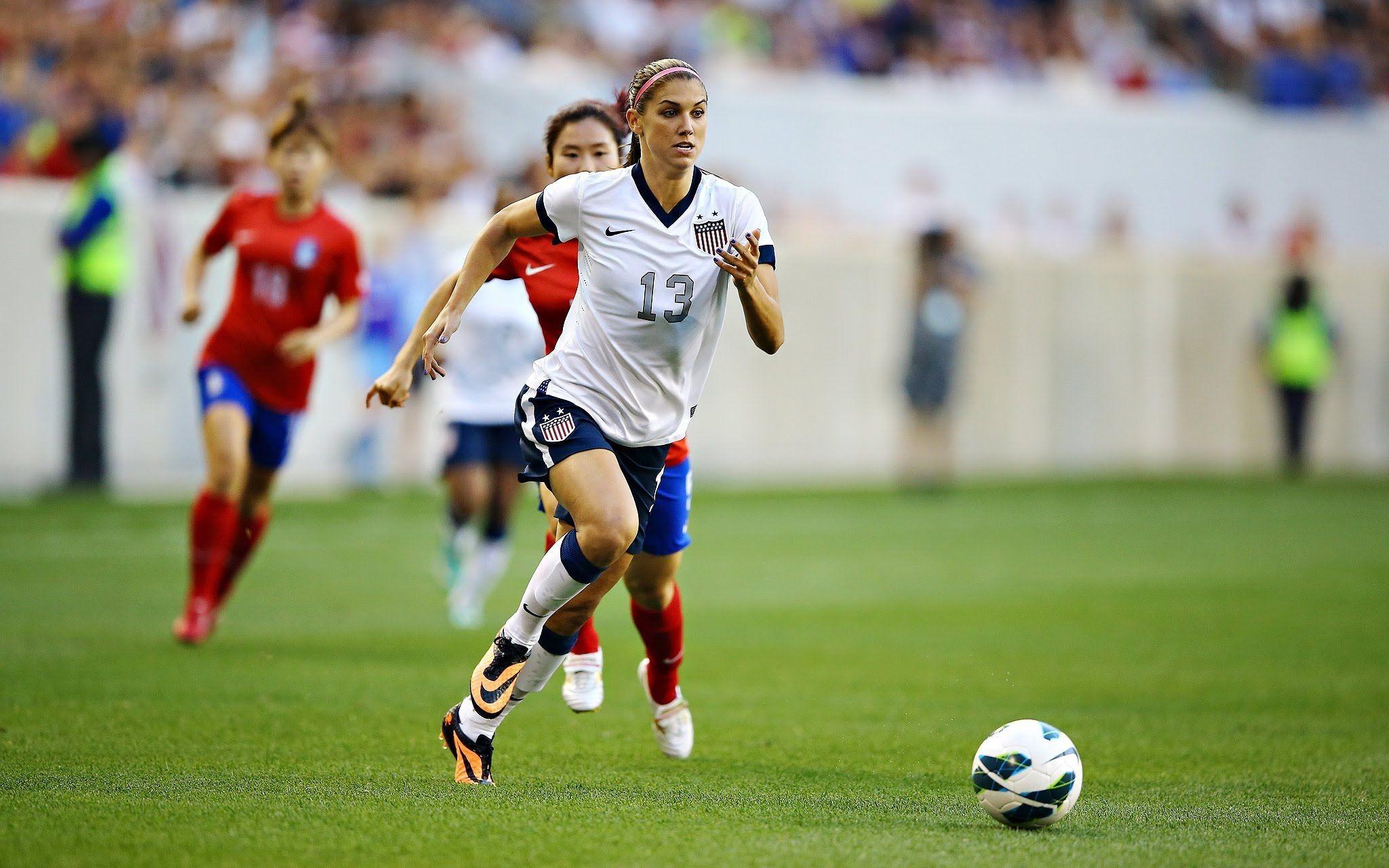 us womens soccer shirt off