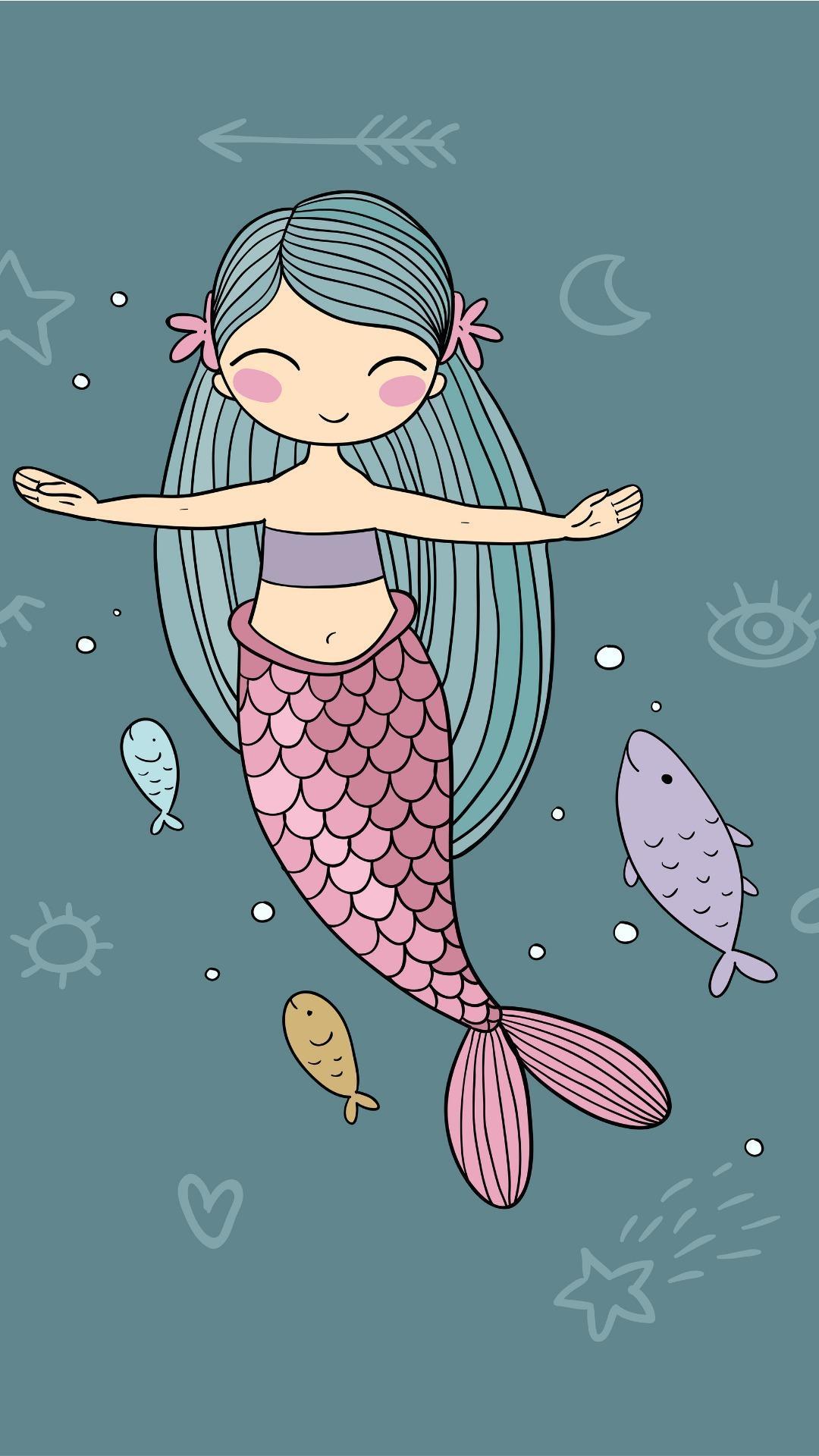 Cute Mermaid Wallpaper for Android .apkpure.com