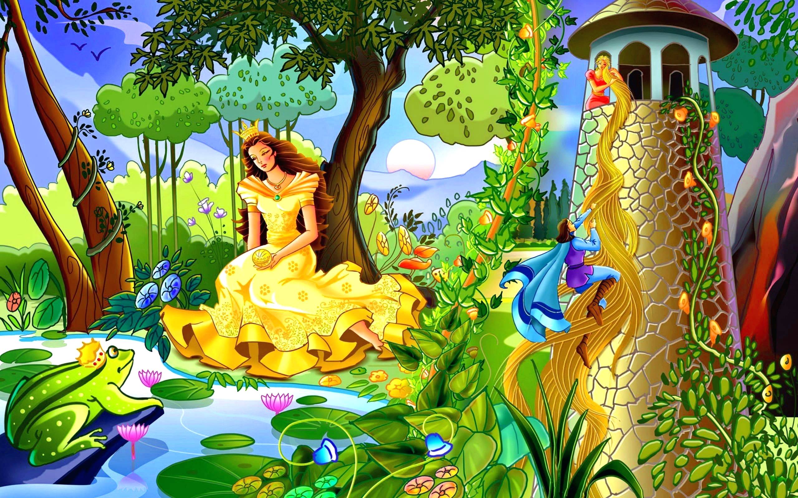 Fairytale Wallpaper Colorful Wallpaper Download Free