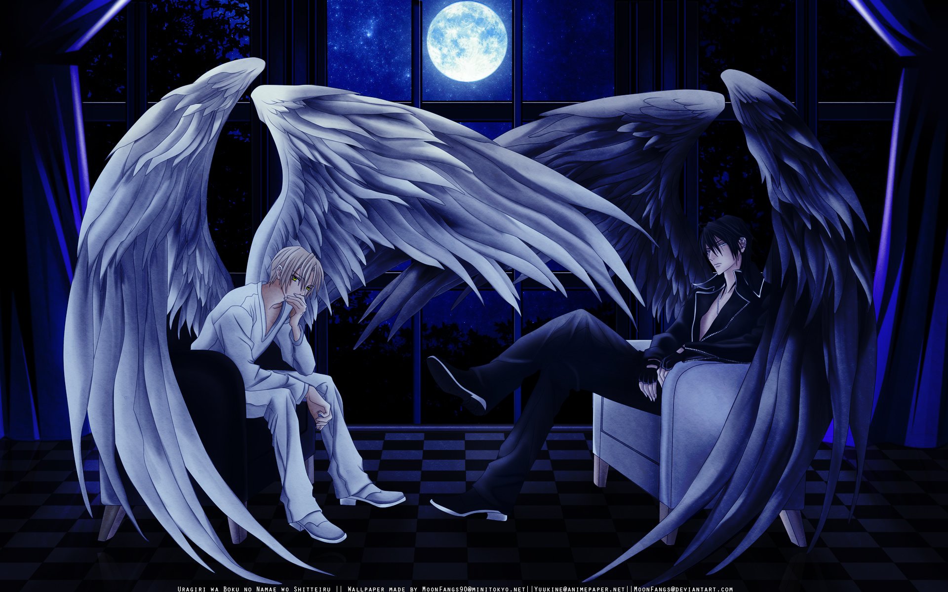 Anime Angel wings HD Image.