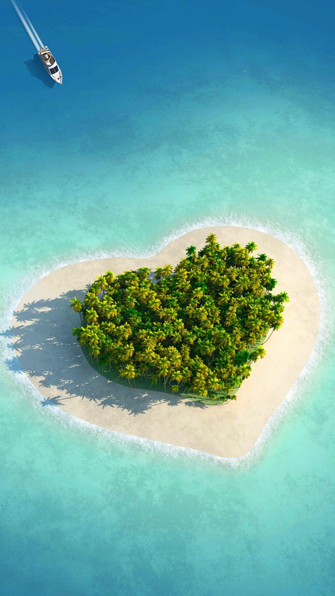 ↑↑TAP AND GET THE FREE APP! Art Creative Island Love Heart Nature