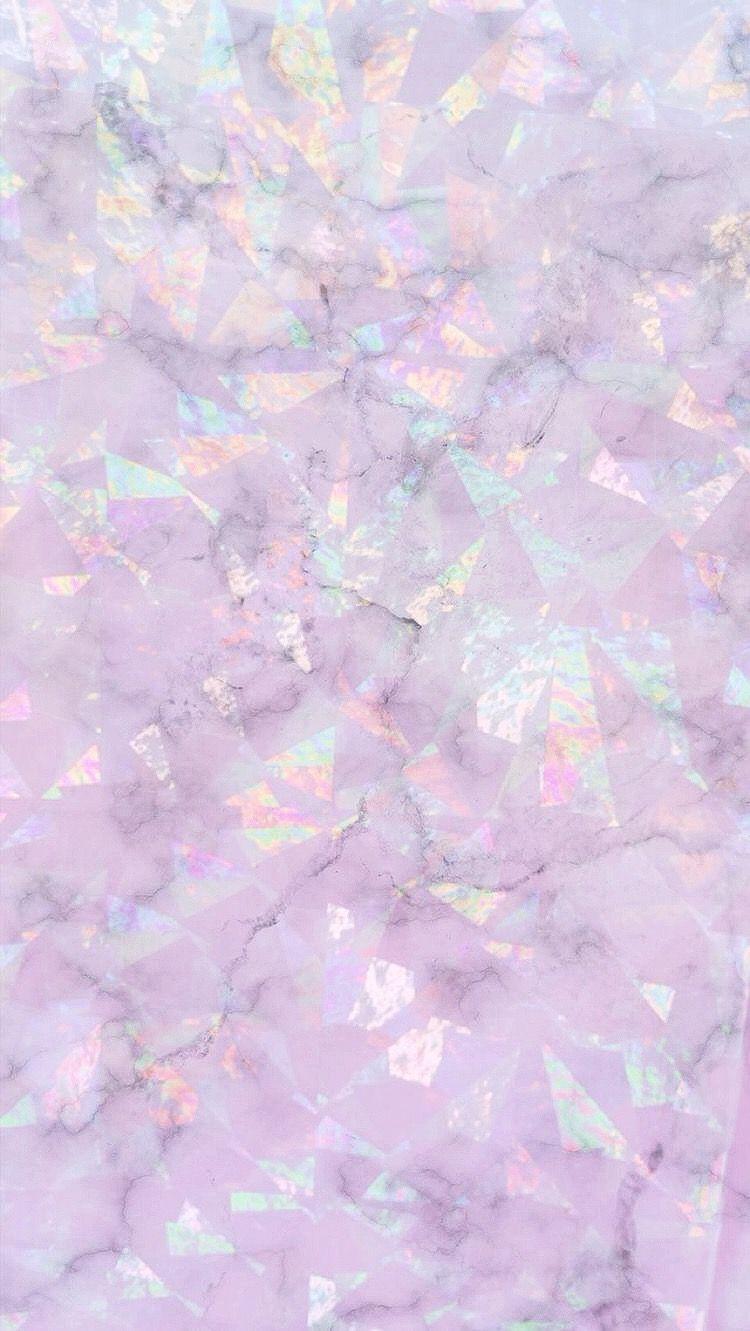 Really cute iPhone wallpaper background marble holo iridescent pink