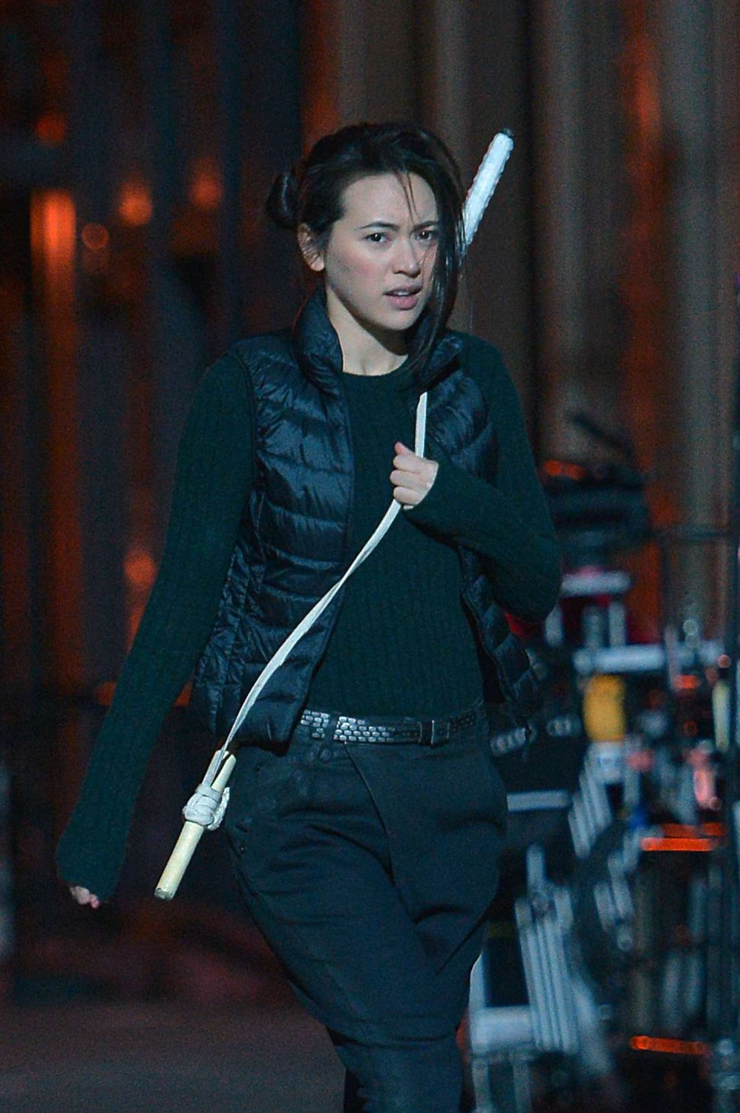 Jessica Henwick on set of Iron Fist -07
