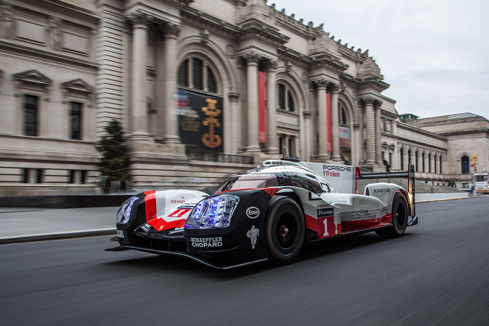 Here's the Porsche 919 on the Streets of New York City