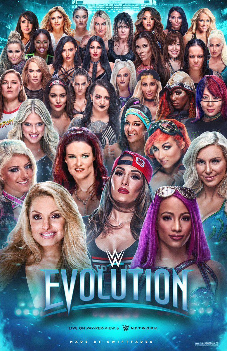 WWE Evolution. WWE. Wwe nxt divas, Wwe ppv, Wwe female wrestlers